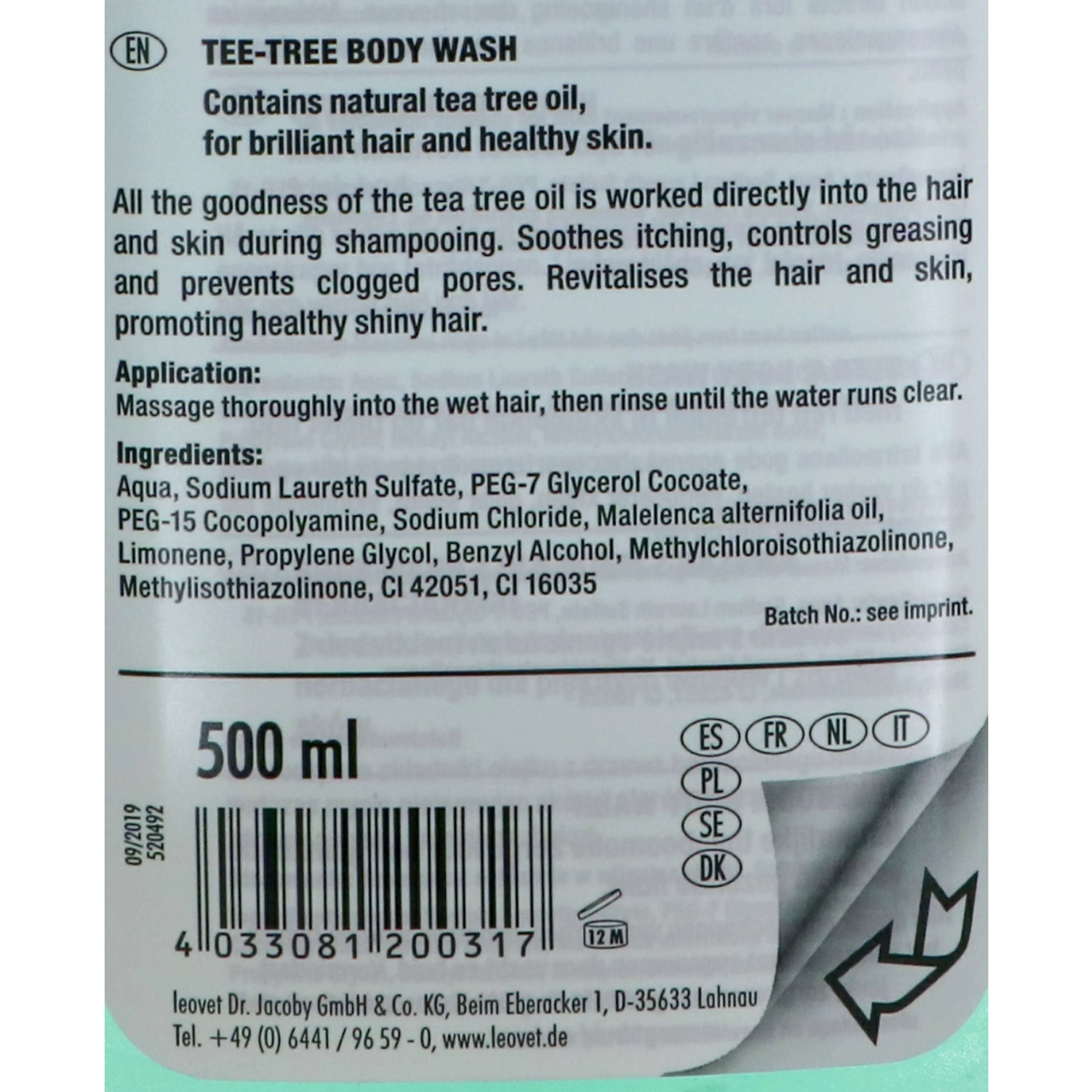 Leovet Theebaum Shampoo - Image 4