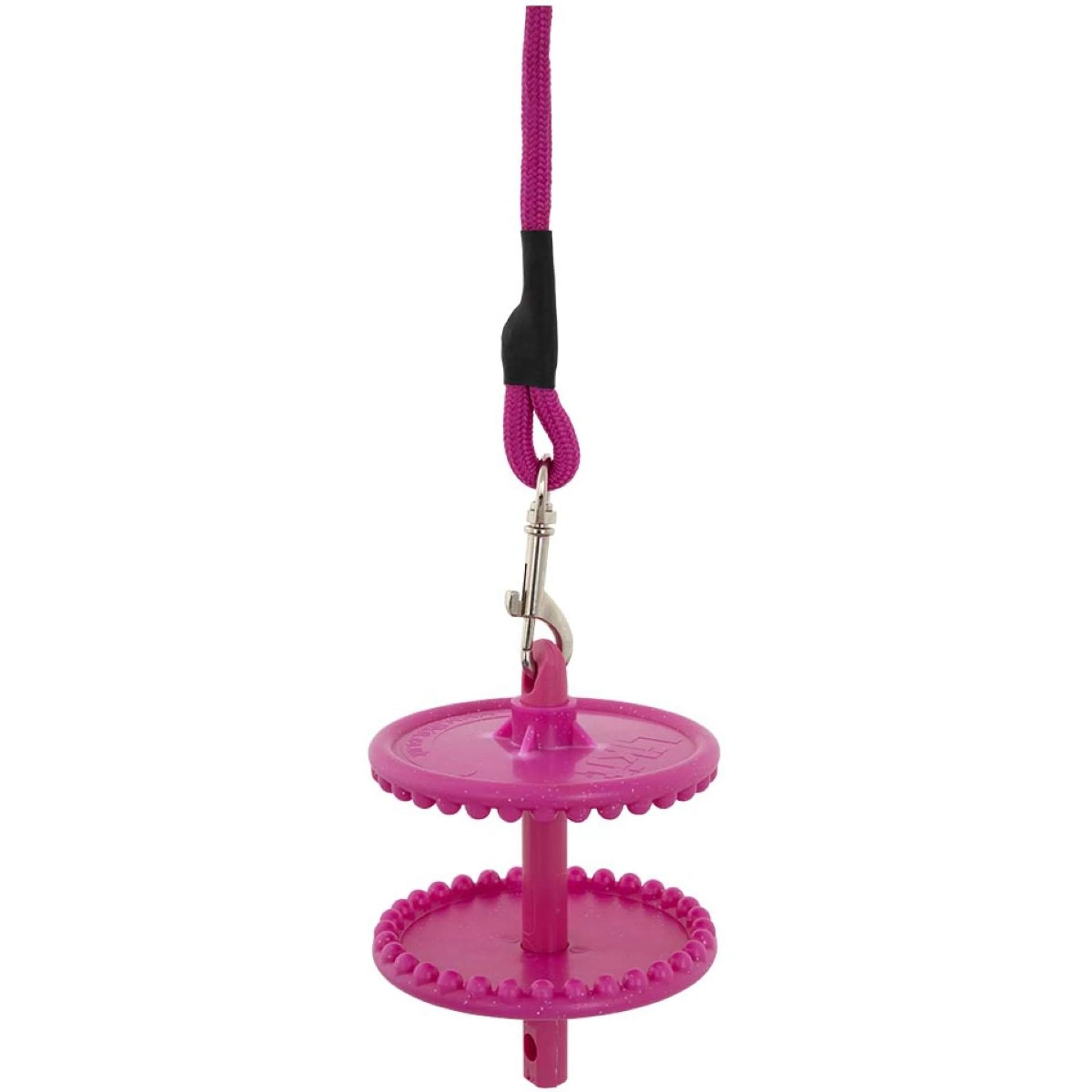 Likit Halterung mit Seil für Lecksteine Glitter Pink - Image 2