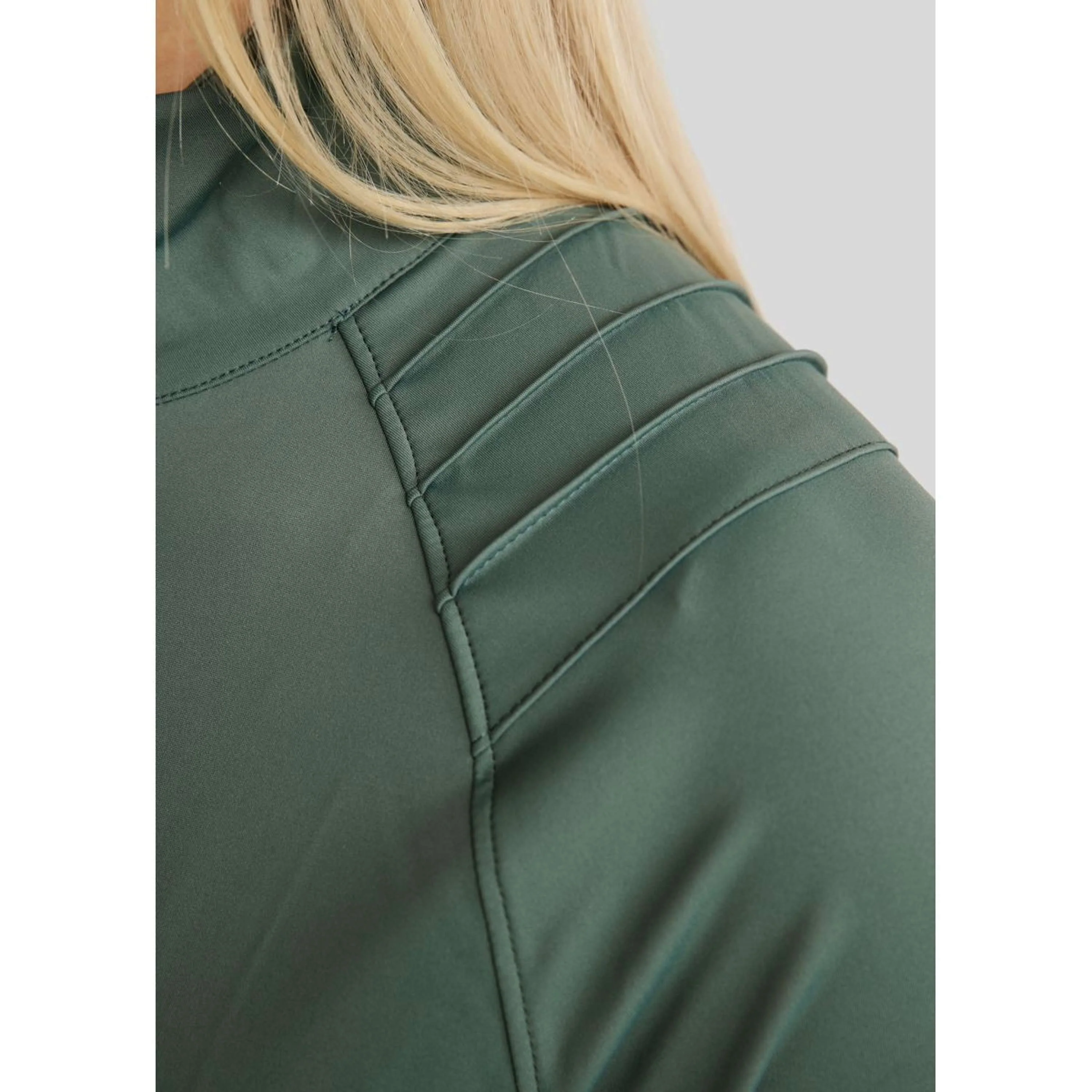 Montar Jack MoPearl Pintuck Gun Metal Crystals Jade - Image 5