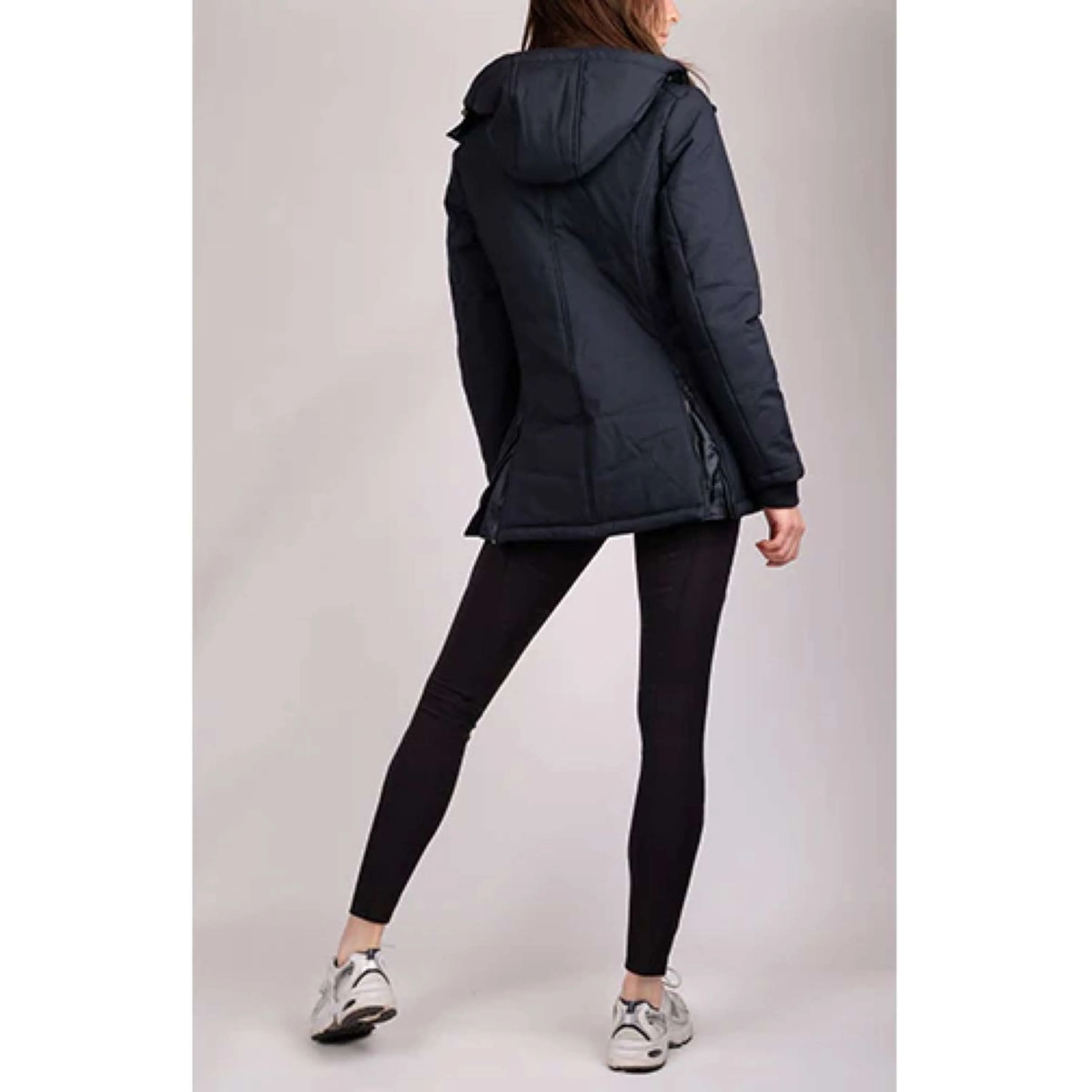 Montar Jacke Dicte Kurz Wasserabweisend Navy - Image 3