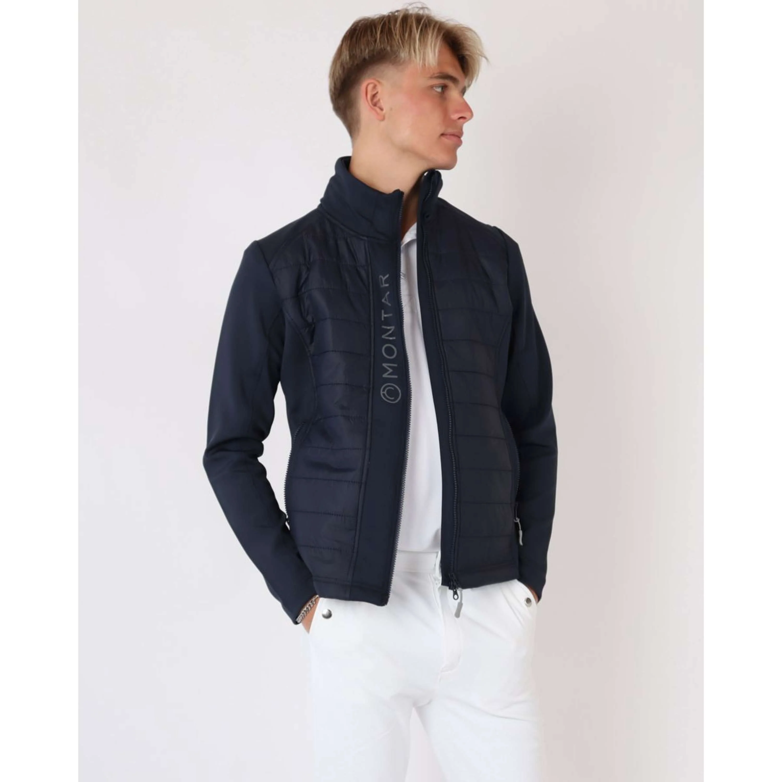 Montar Jacke Emanuel Quilt Unisex Dunkelblau - Image 2