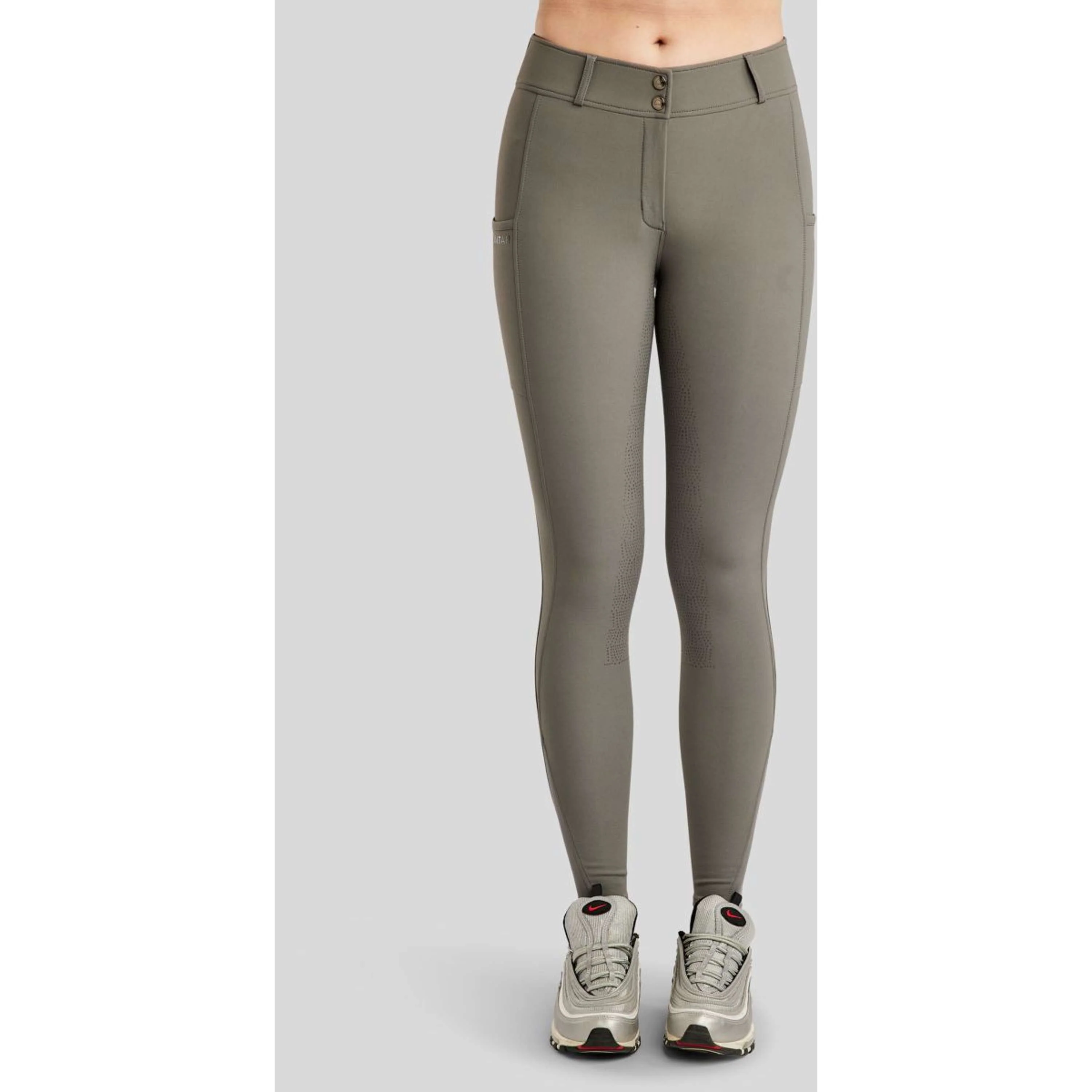 Montar Reithose Megan Full Grip Grau - Image 2