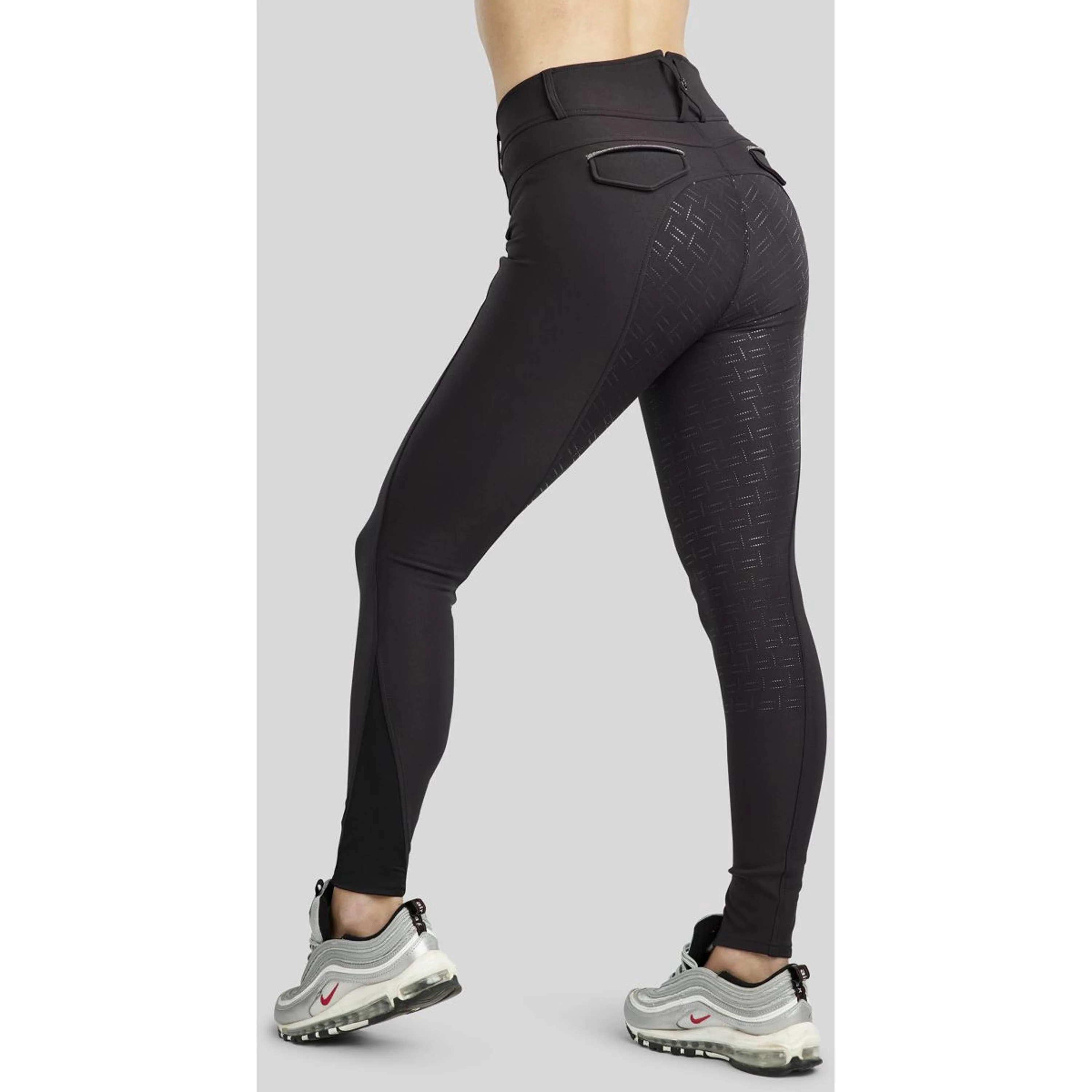 Montar Reithose MoGloria Full Grip Schwarz - Image 2