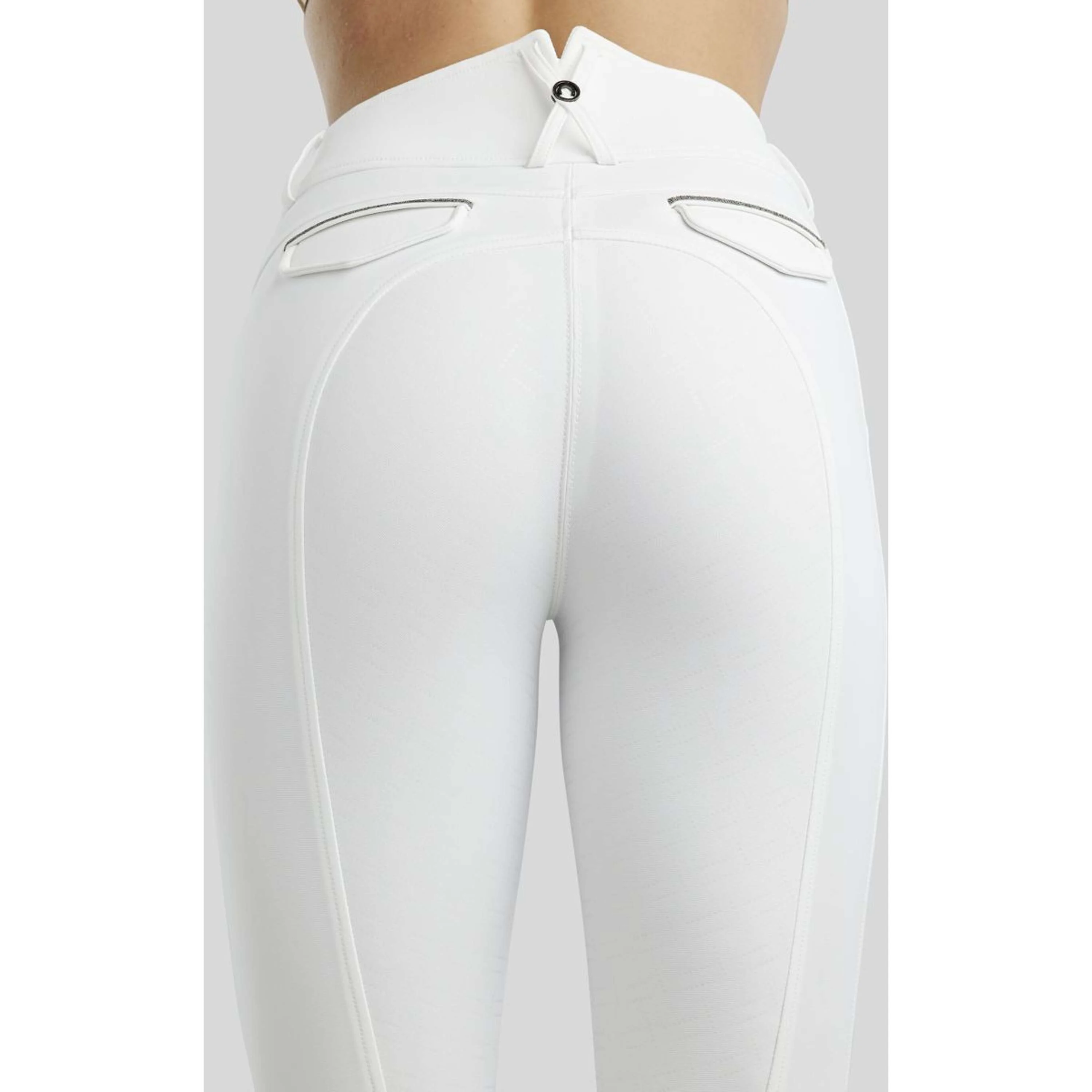 Montar Reithose MoGloria Full Grip Weiß - Image 3