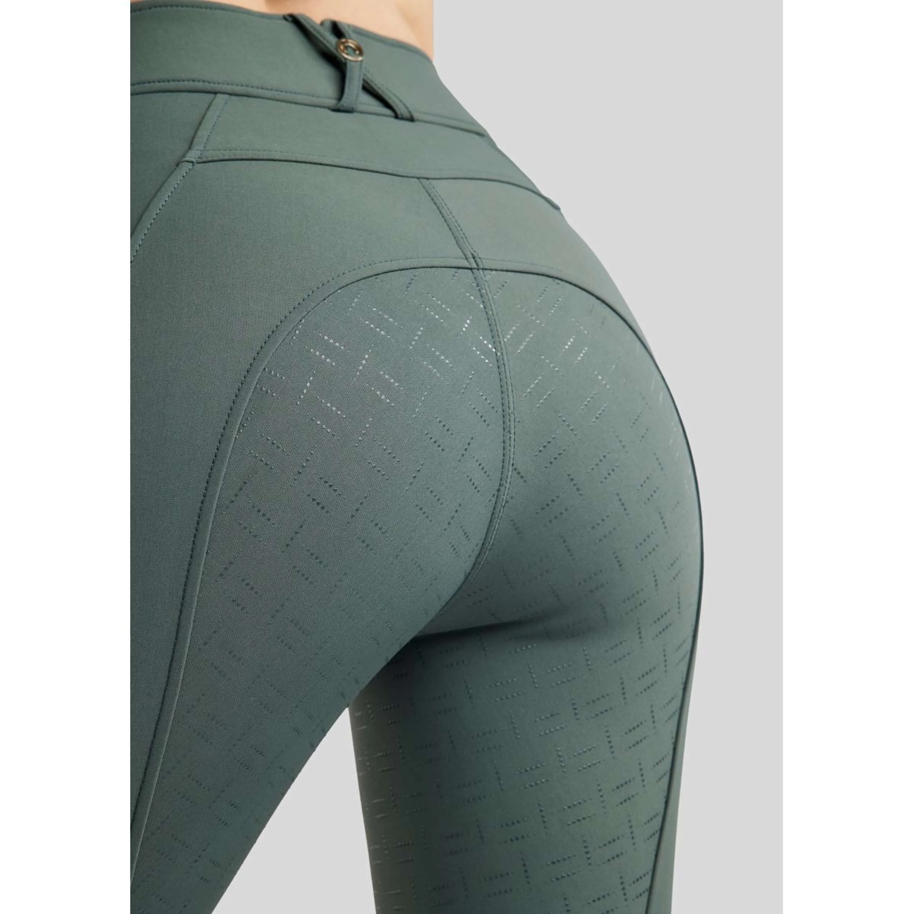 Montar Reithose MoLila Champagne Crystals Full Grip Jade - Image 4