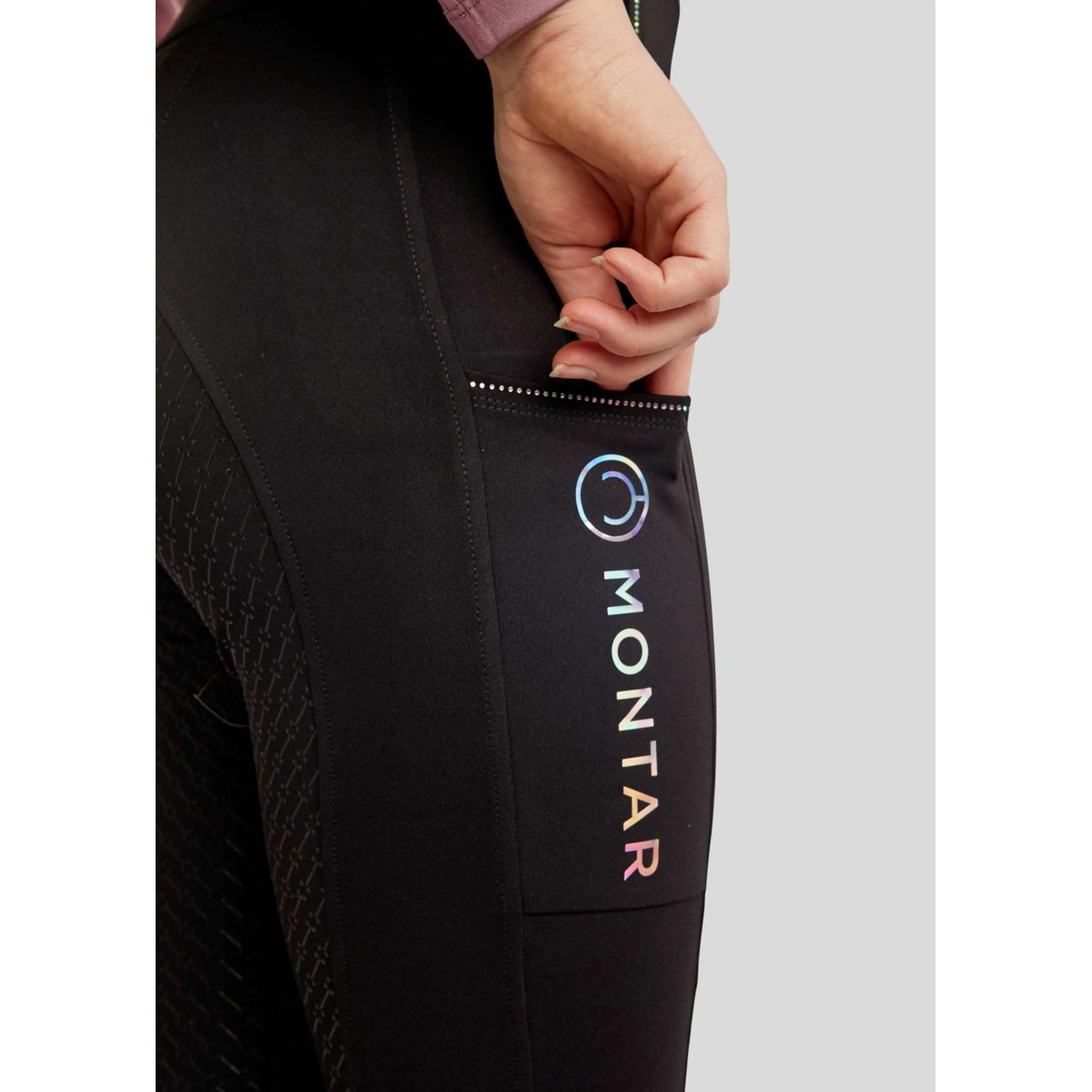 Montar Reitleggings MoCha Full Grip Schwarz - Image 6