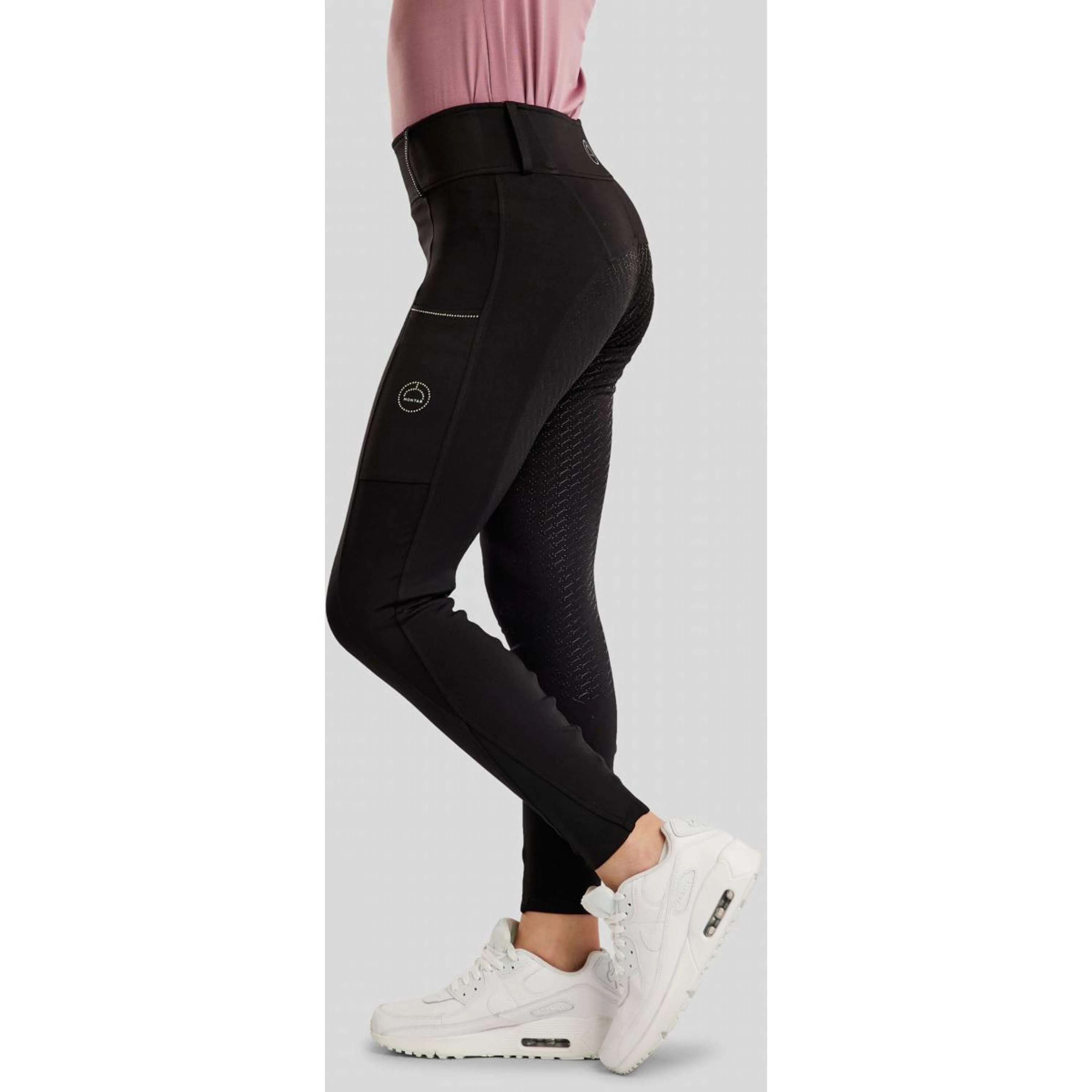 Montar Reitleggings MoCha Full Grip Schwarz - Image 7