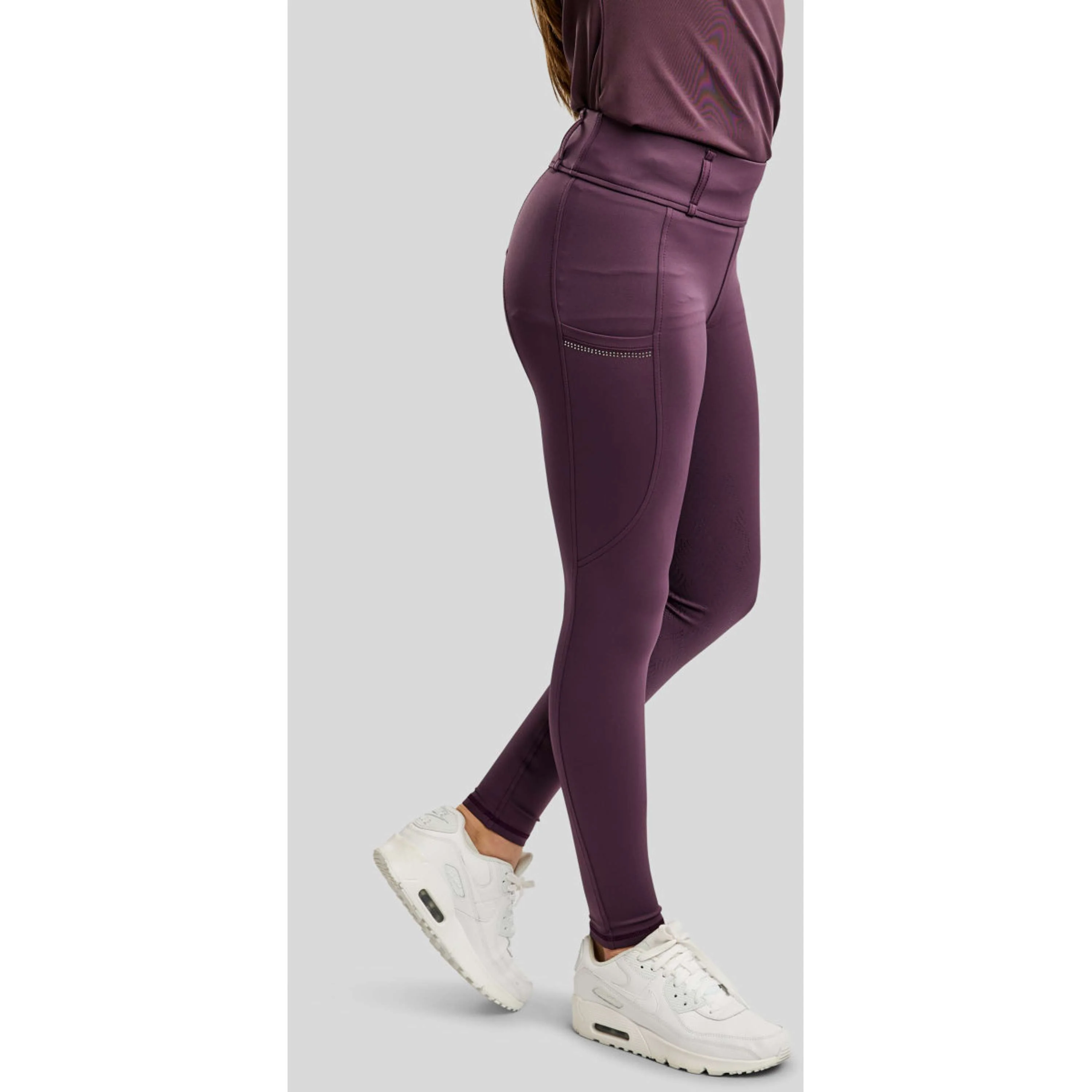 Montar Reitleggings MOEverlisa Kids Full Grip Fig - Image 6