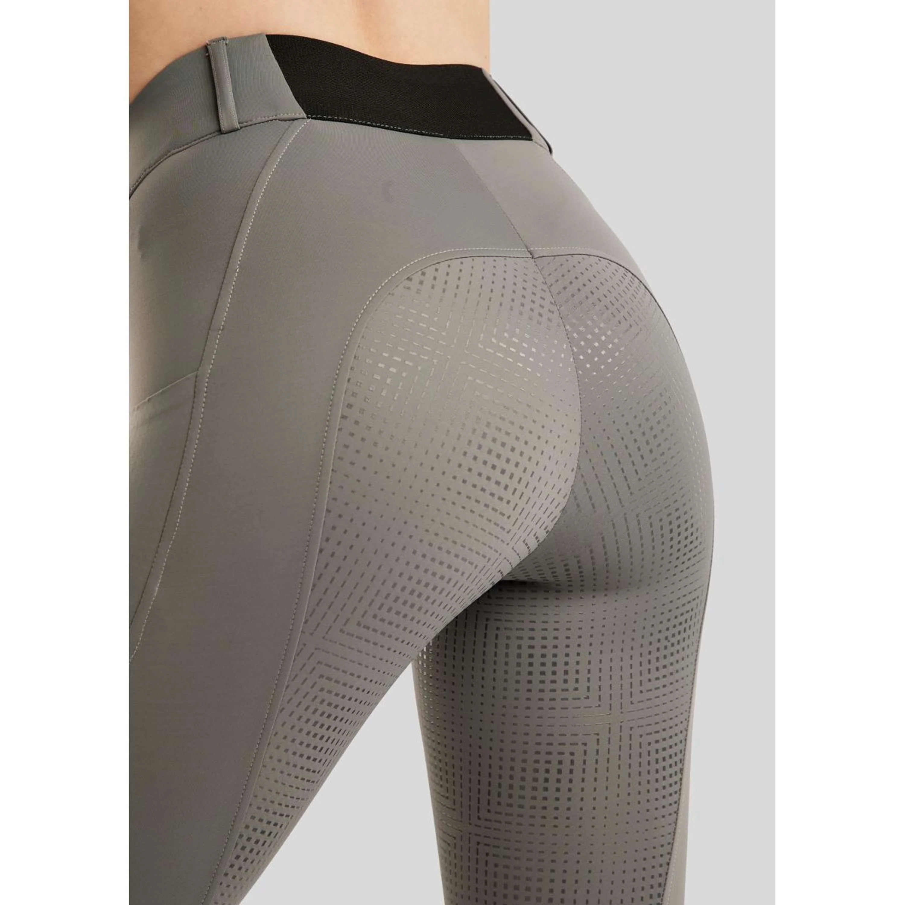 Montar Reitleggings MoZike Refined Full Grip Grau - Image 4