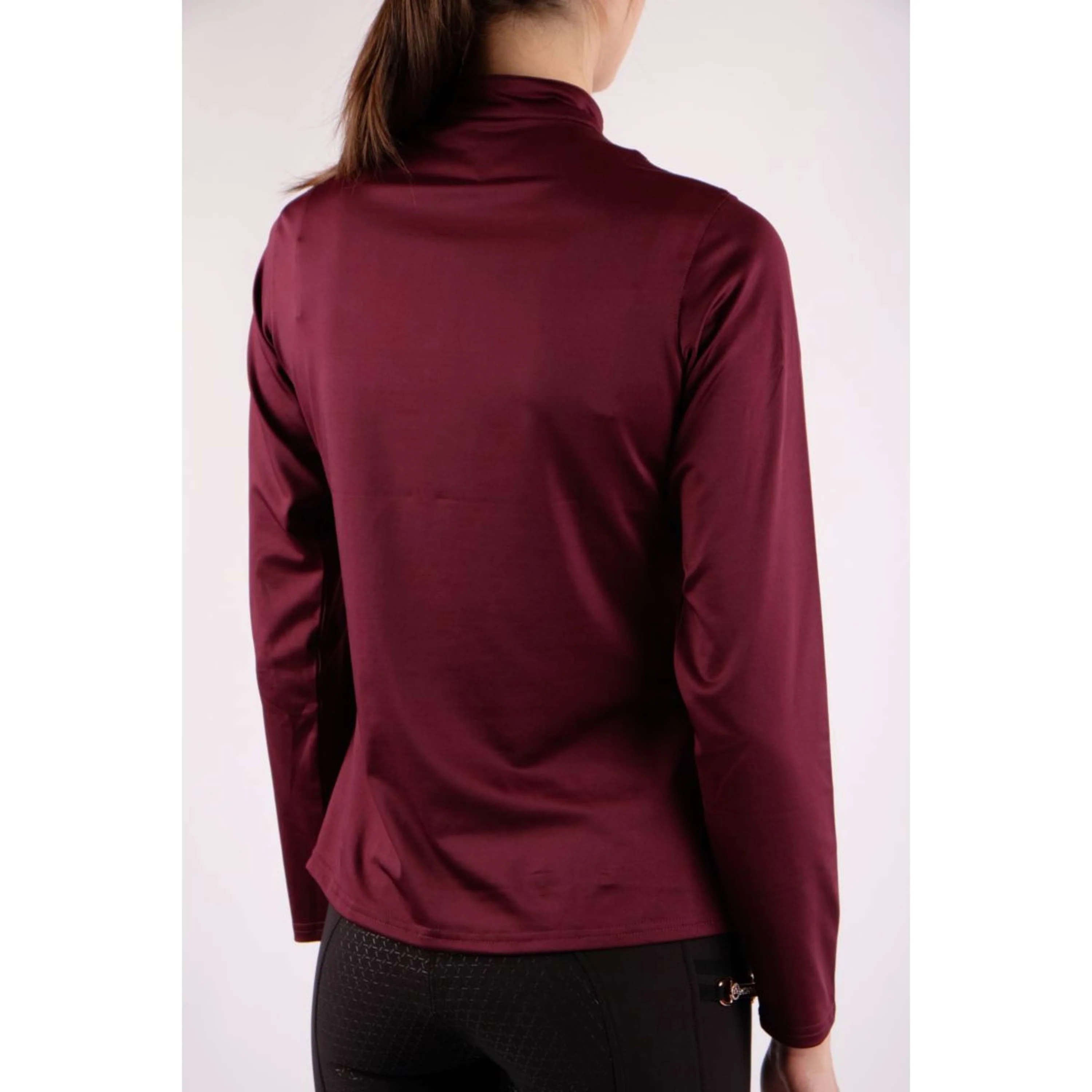 Montar Shirt Everly Rosegold Lange Ärmel Pflaumenfarben - Image 2