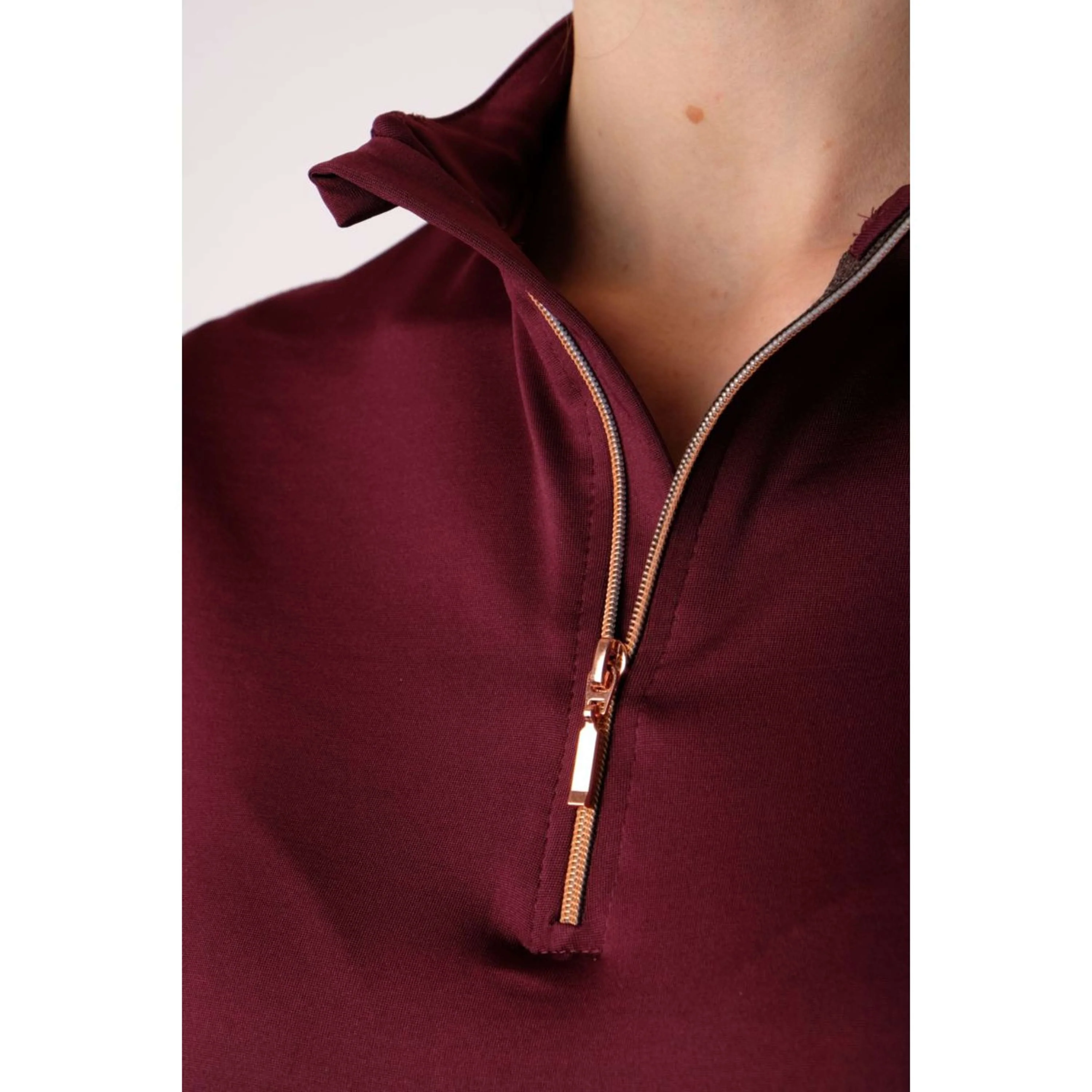 Montar Shirt Everly Rosegold Lange Ärmel Pflaumenfarben - Image 3