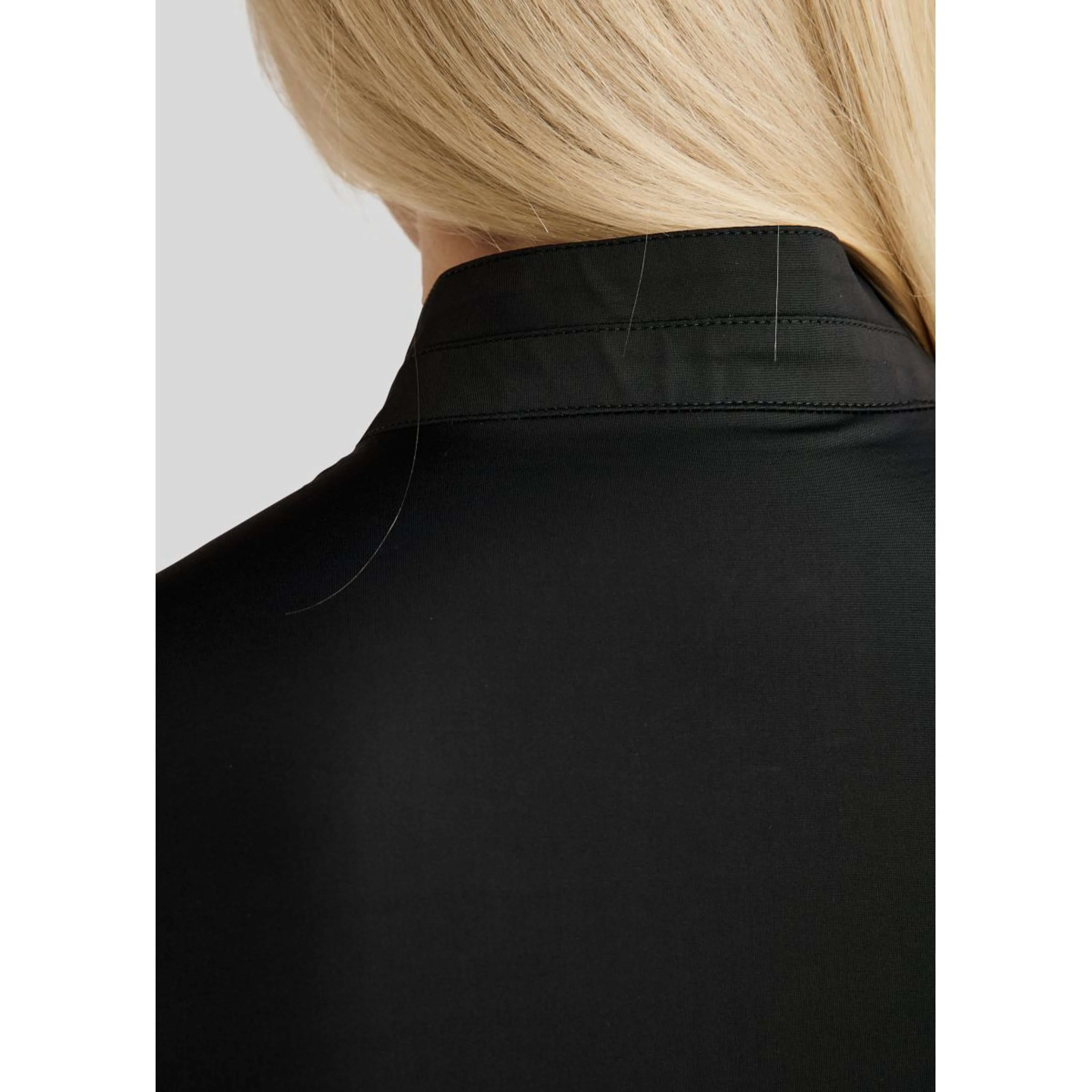 Montar Shirt MoPearl Pintuck Ärmellos Schwarz - Image 4