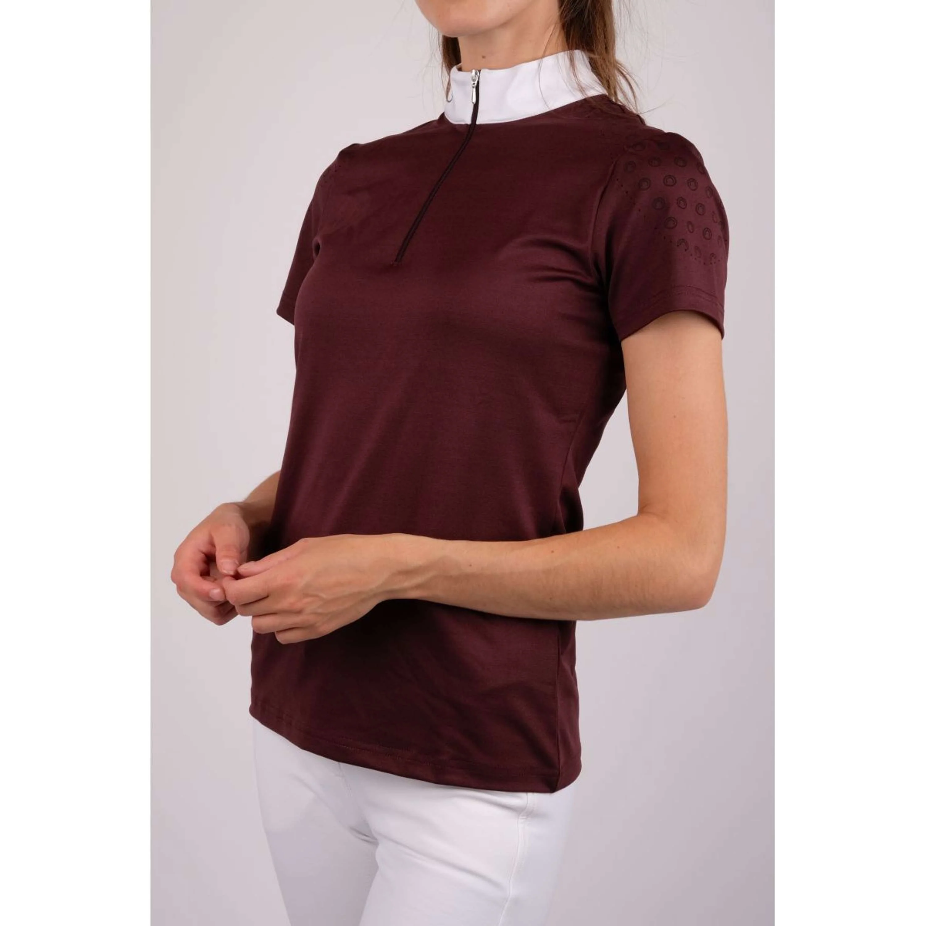 Montar Turniershirt Rowan Pflaumenfarben - Image 2