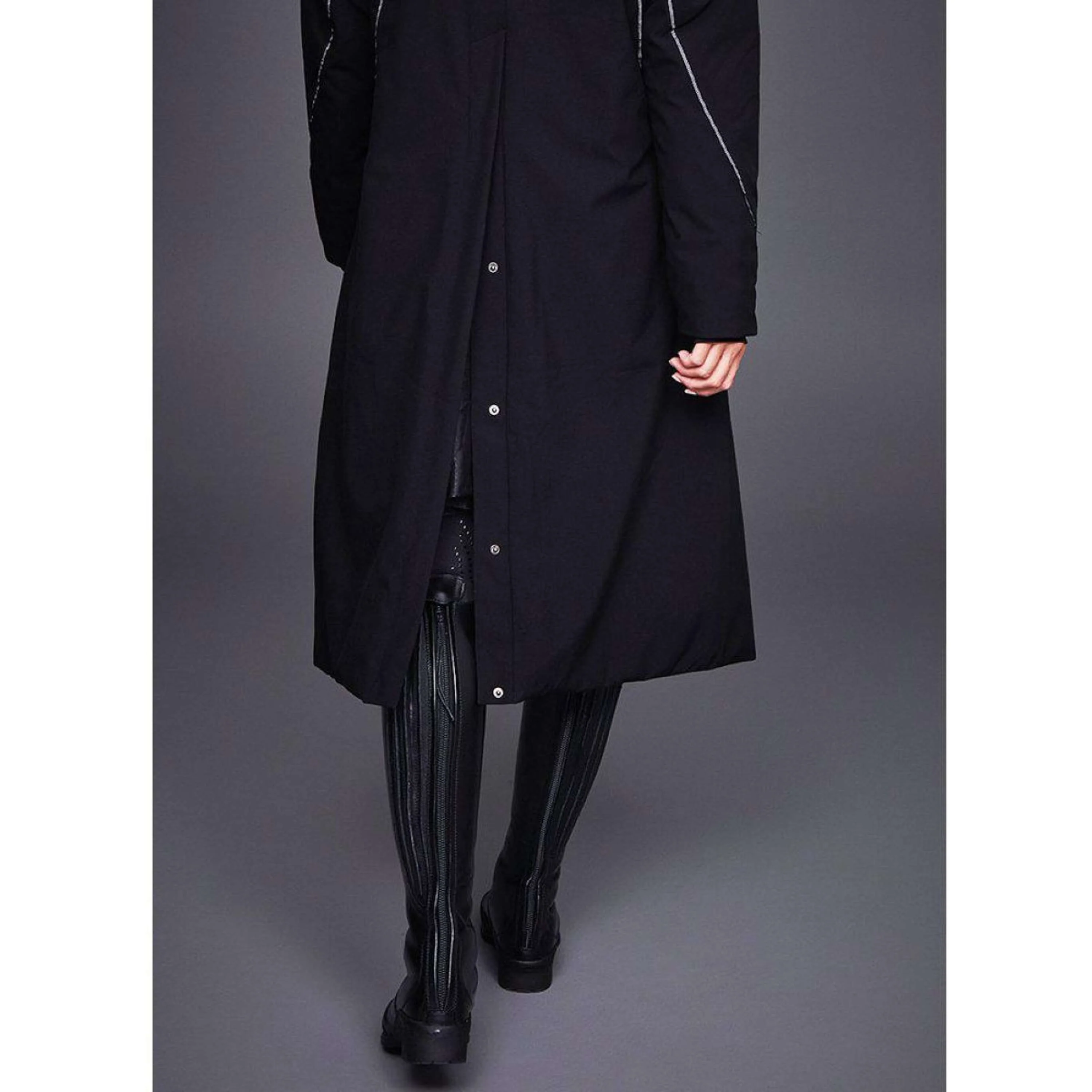 Mountain Horse Lange Jacke Alicia Damen Schwarz - Image 3