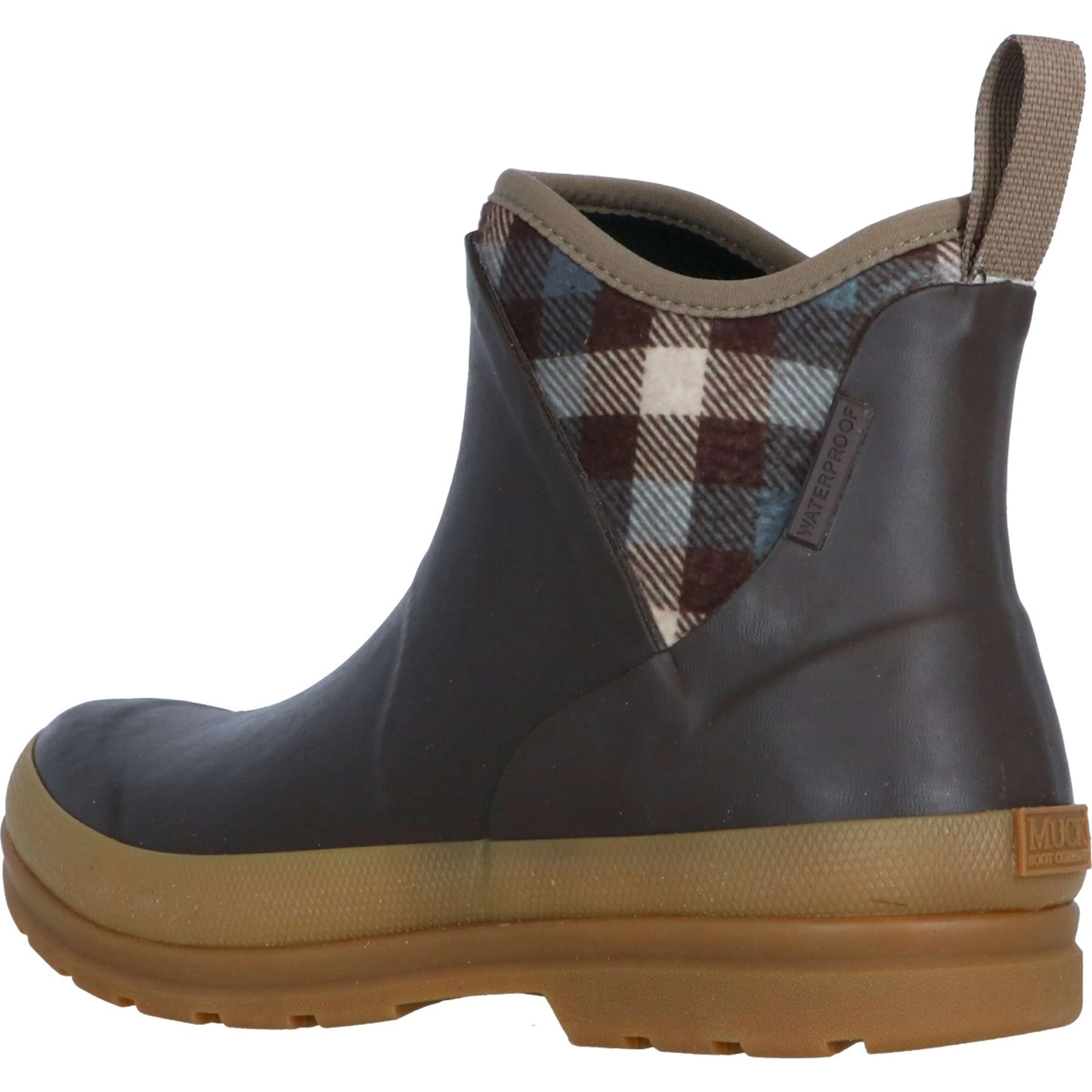 Muck Boot Originals Pull On Ankle Braun/Plaid - Image 3