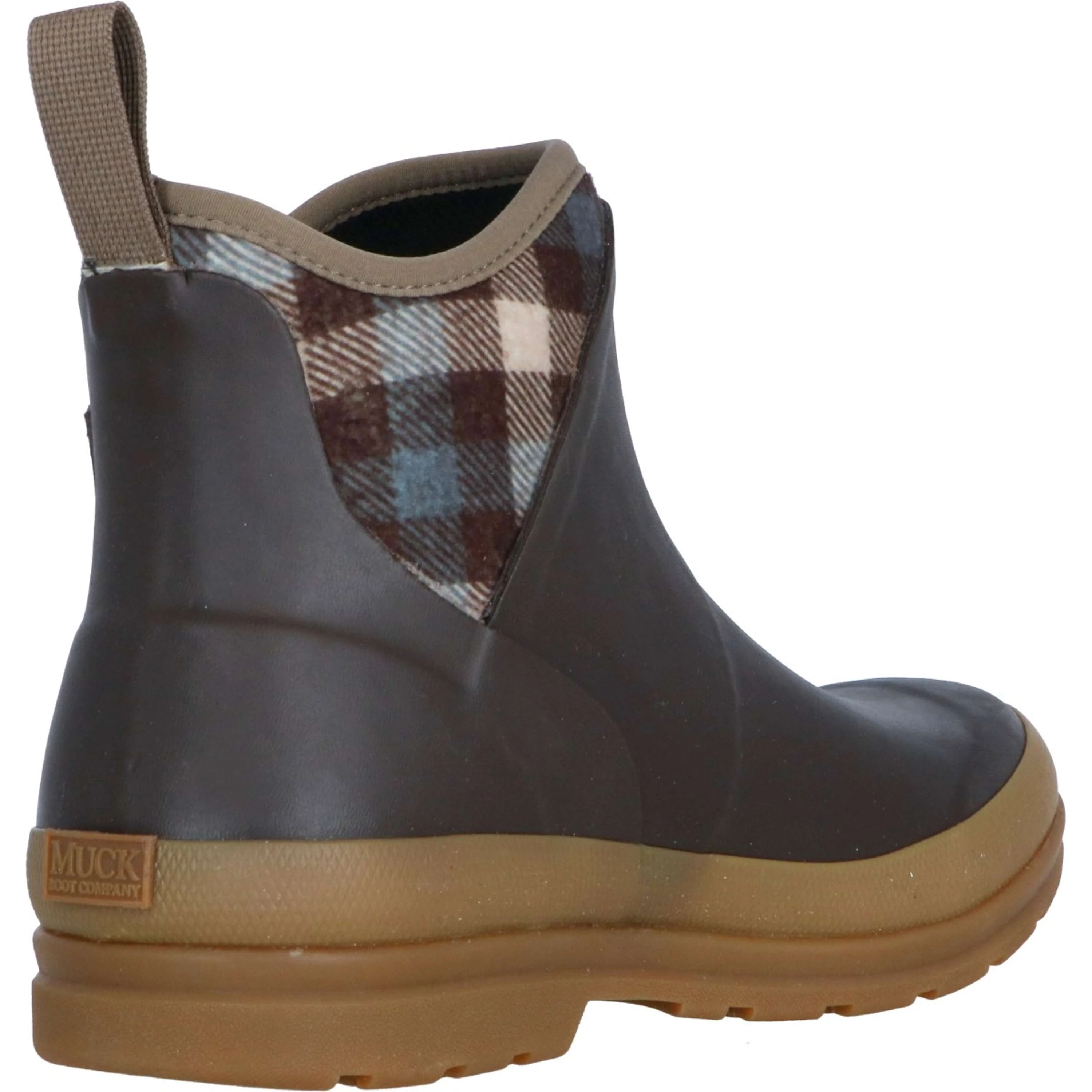 Muck Boot Originals Pull On Ankle Braun/Plaid - Image 5
