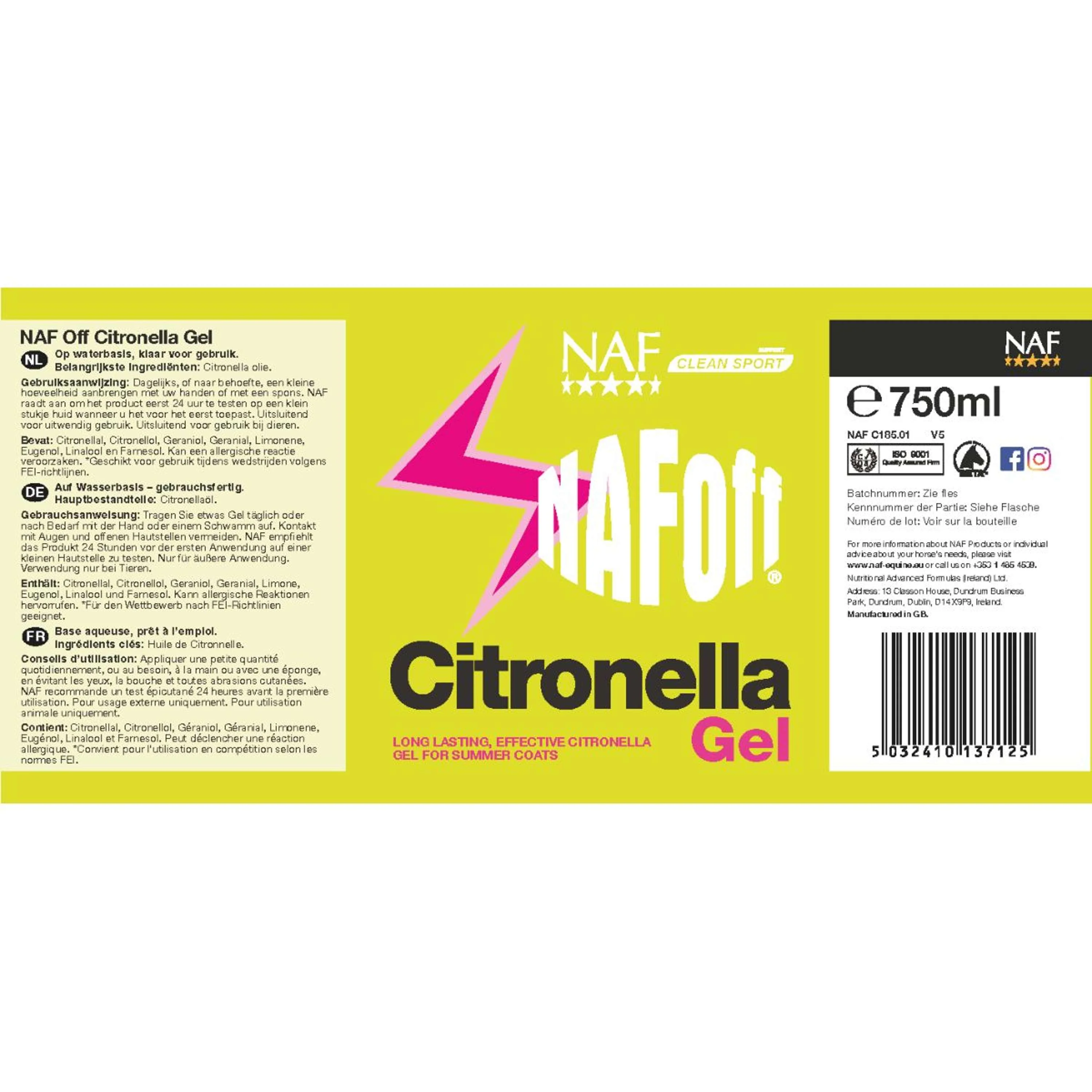 NAF Citronella Gel - Image 2