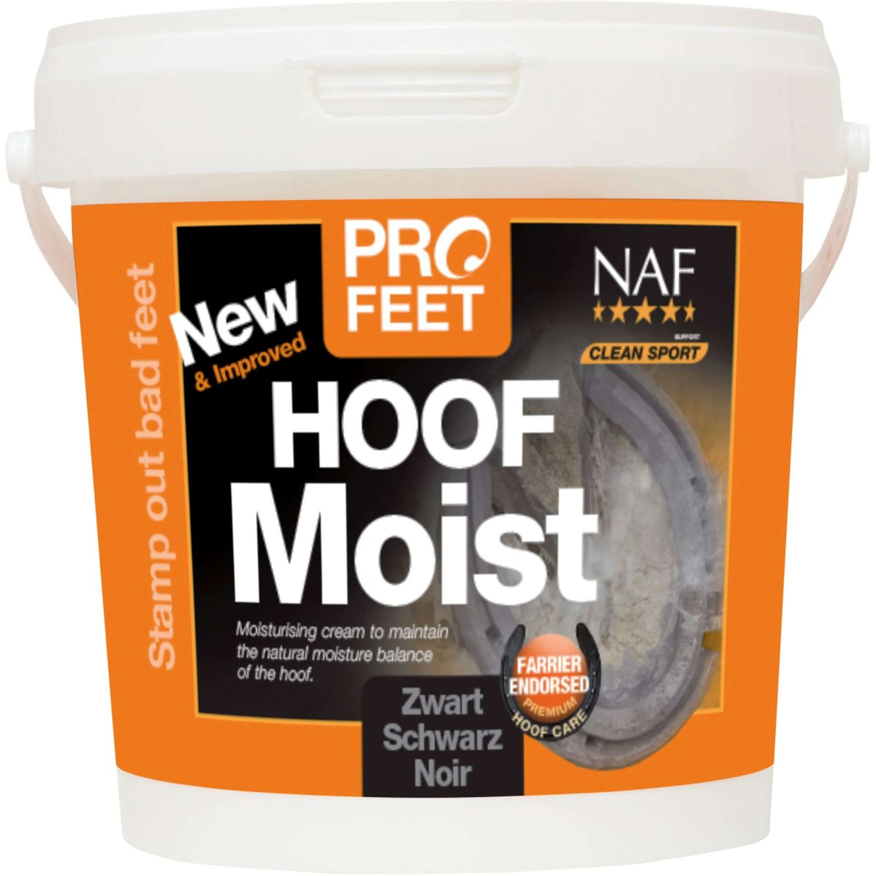 NAF Profeet Hoof Moist Schwarz