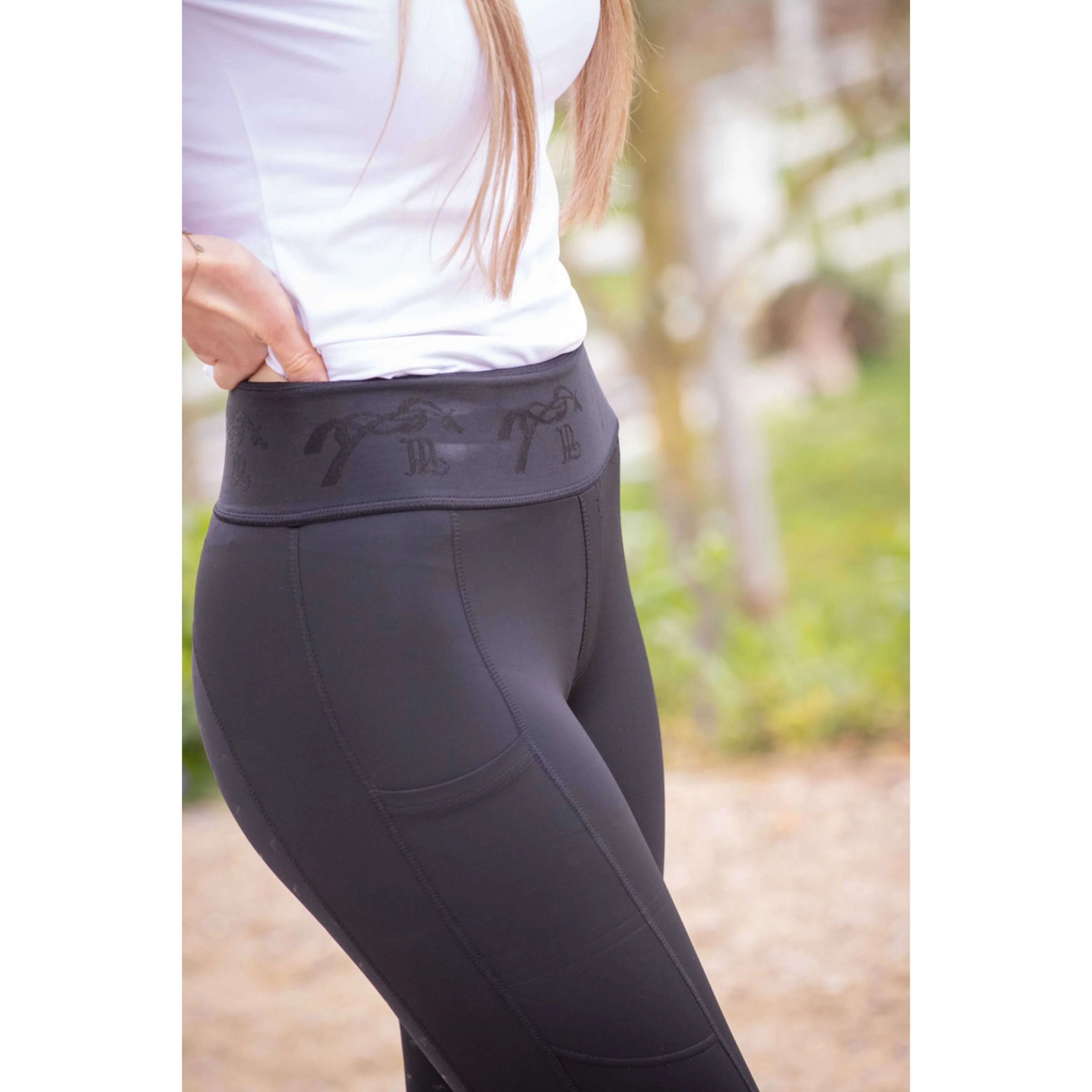 Pénélope Reitleggings Delphe Full Grip Schwarz - Image 4