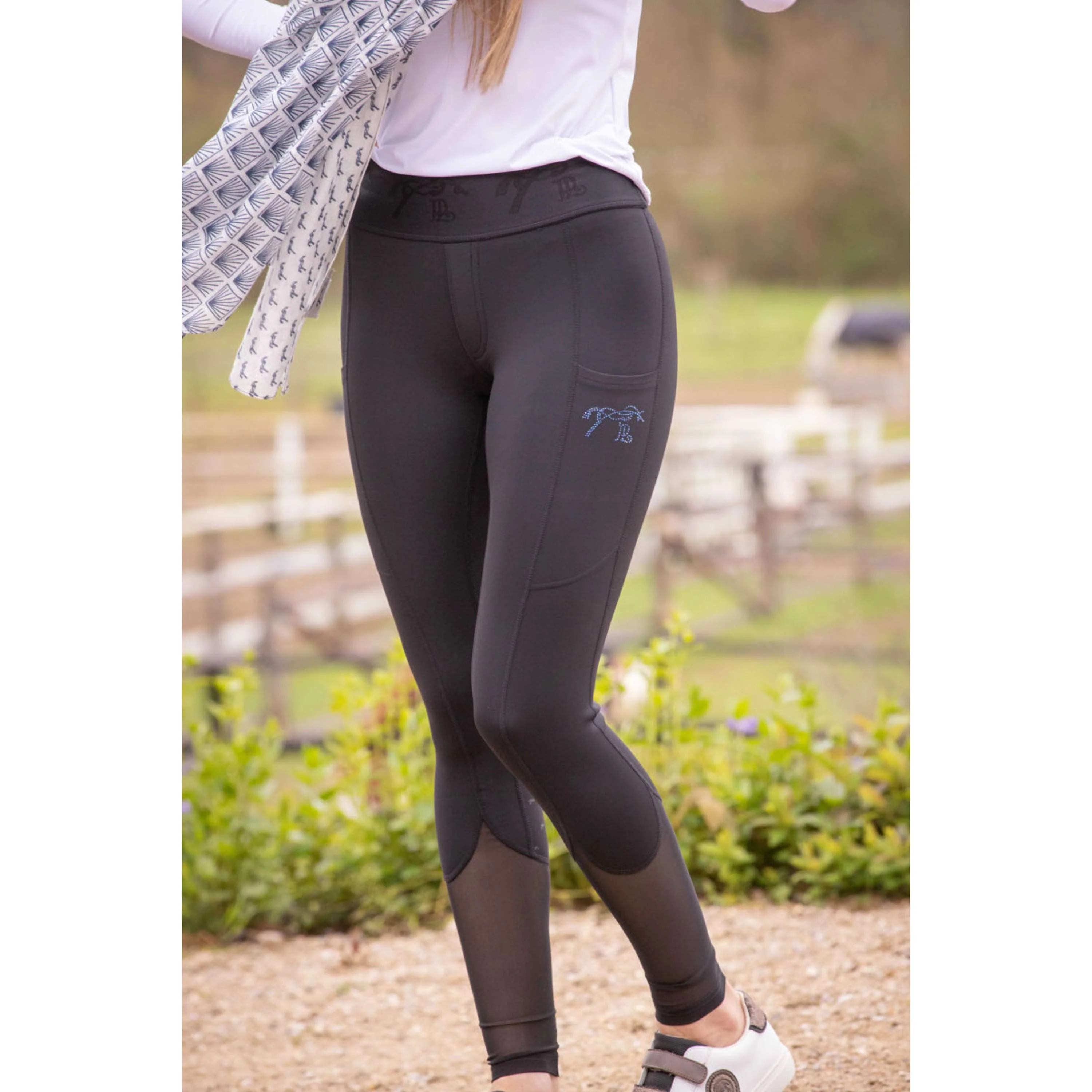 Pénélope Reitleggings Delphe Full Grip Schwarz - Image 7