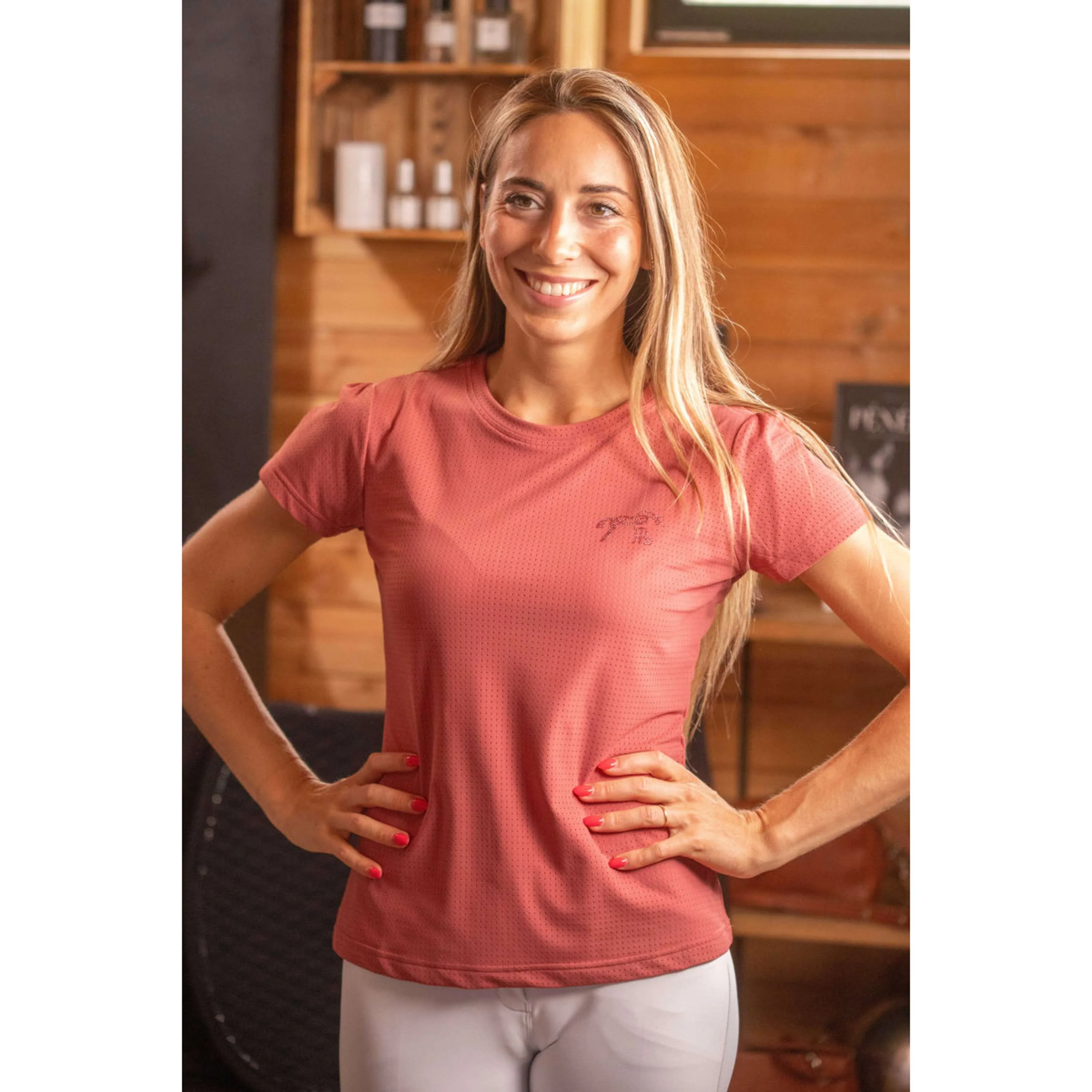 Pénélope T-Shirt Techflo Terracotta - Image 5