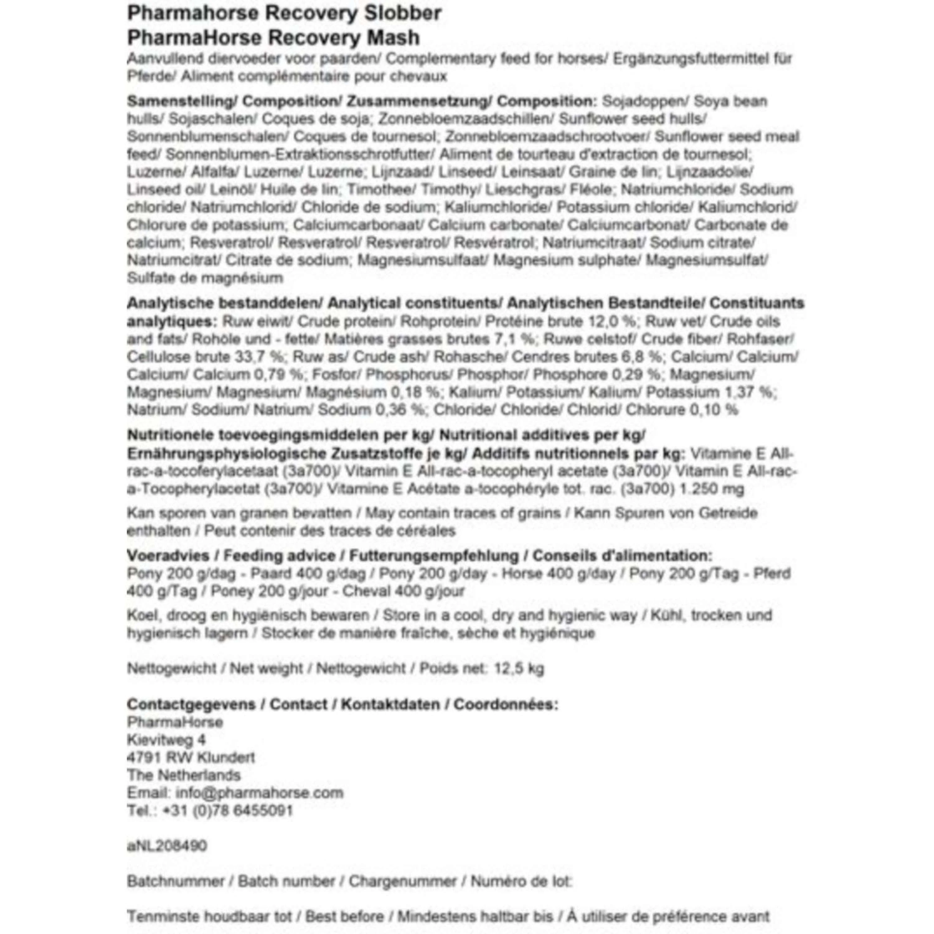 PharmaHorse Mash Recovery - Image 2