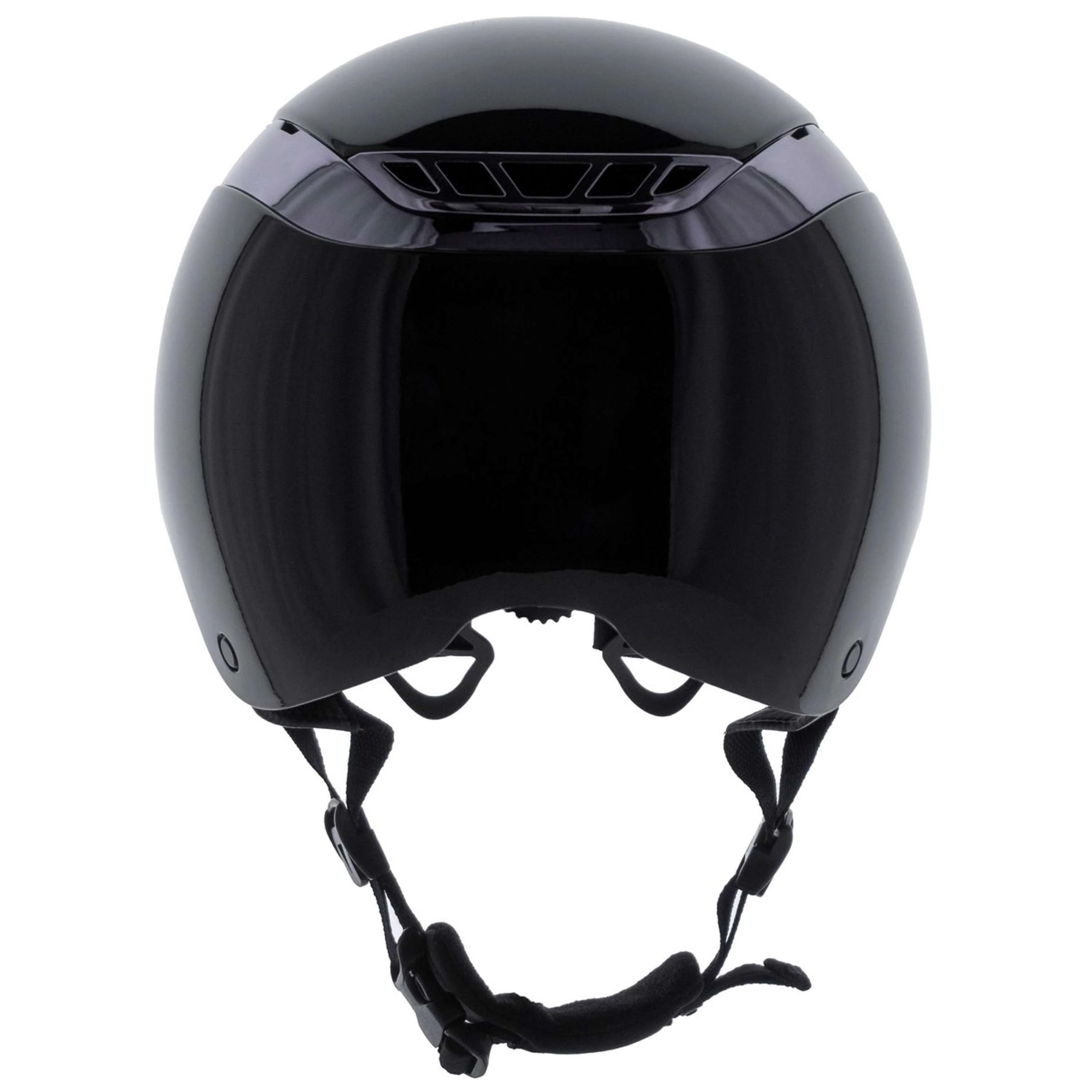Pikeur X Abus Reithelm AirLuxe CHROME Shiny Black - Image 4