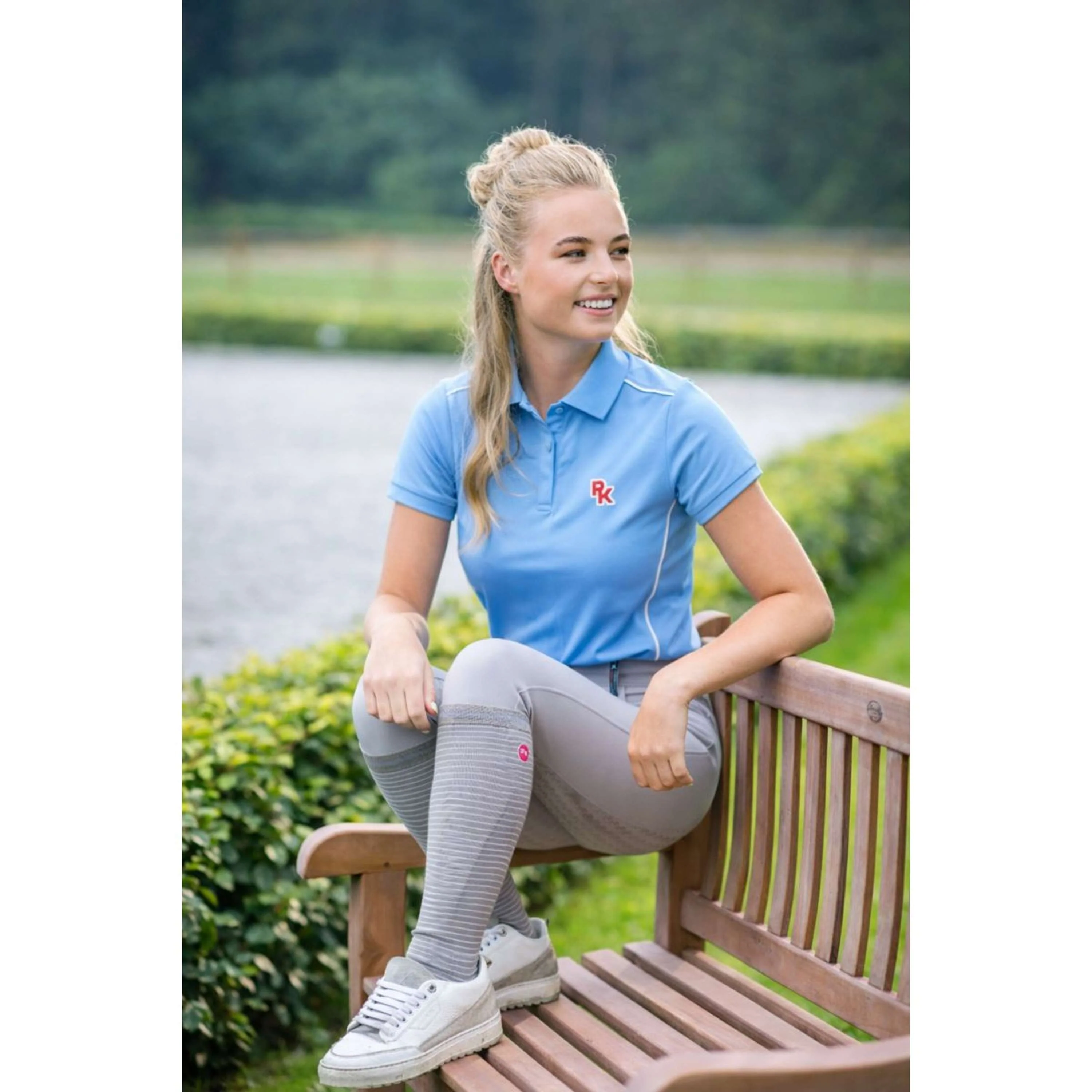 PK International Poloshirt Cantona Sky Blue - Image 3