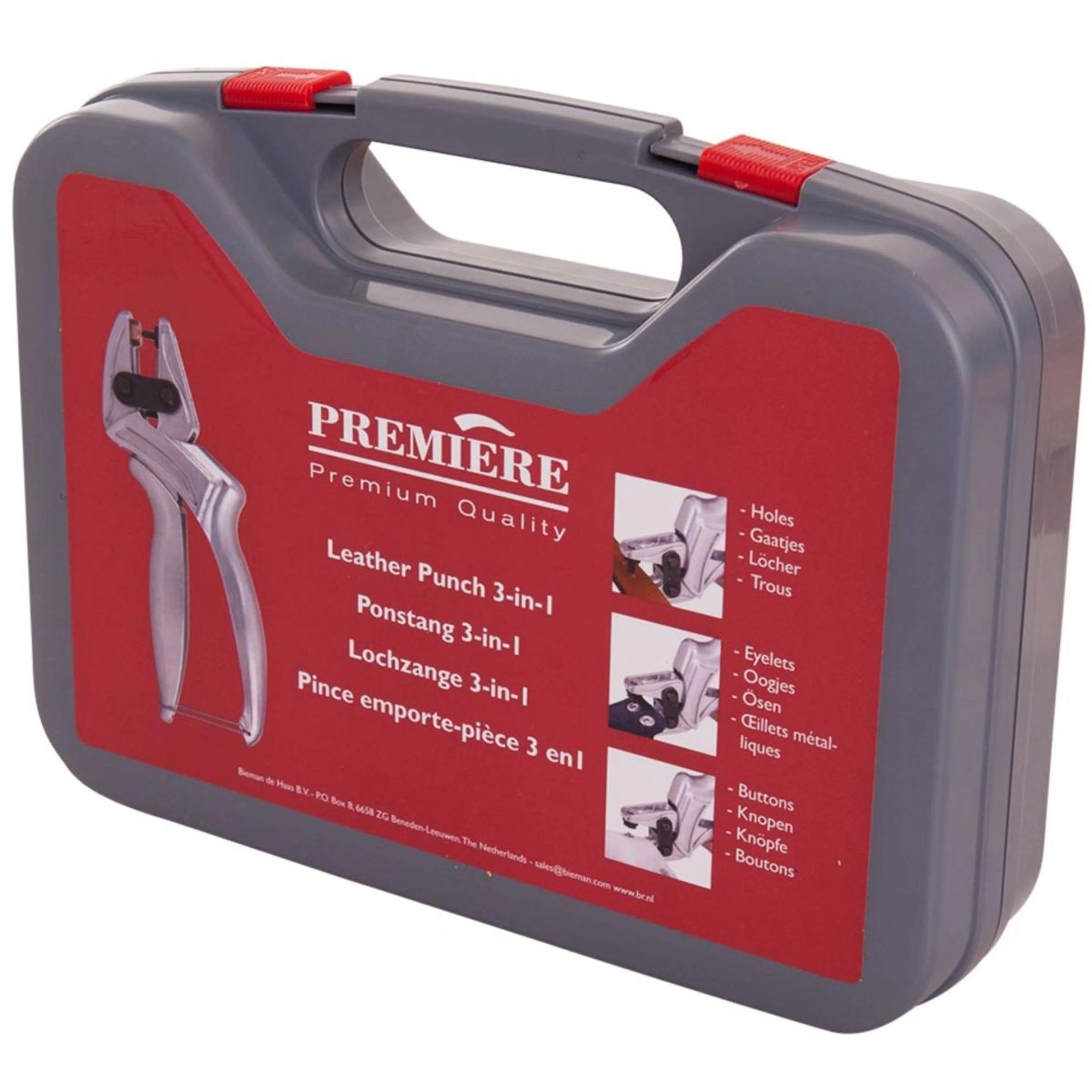 Premiere Lochzange 3-in-1 im Koffer