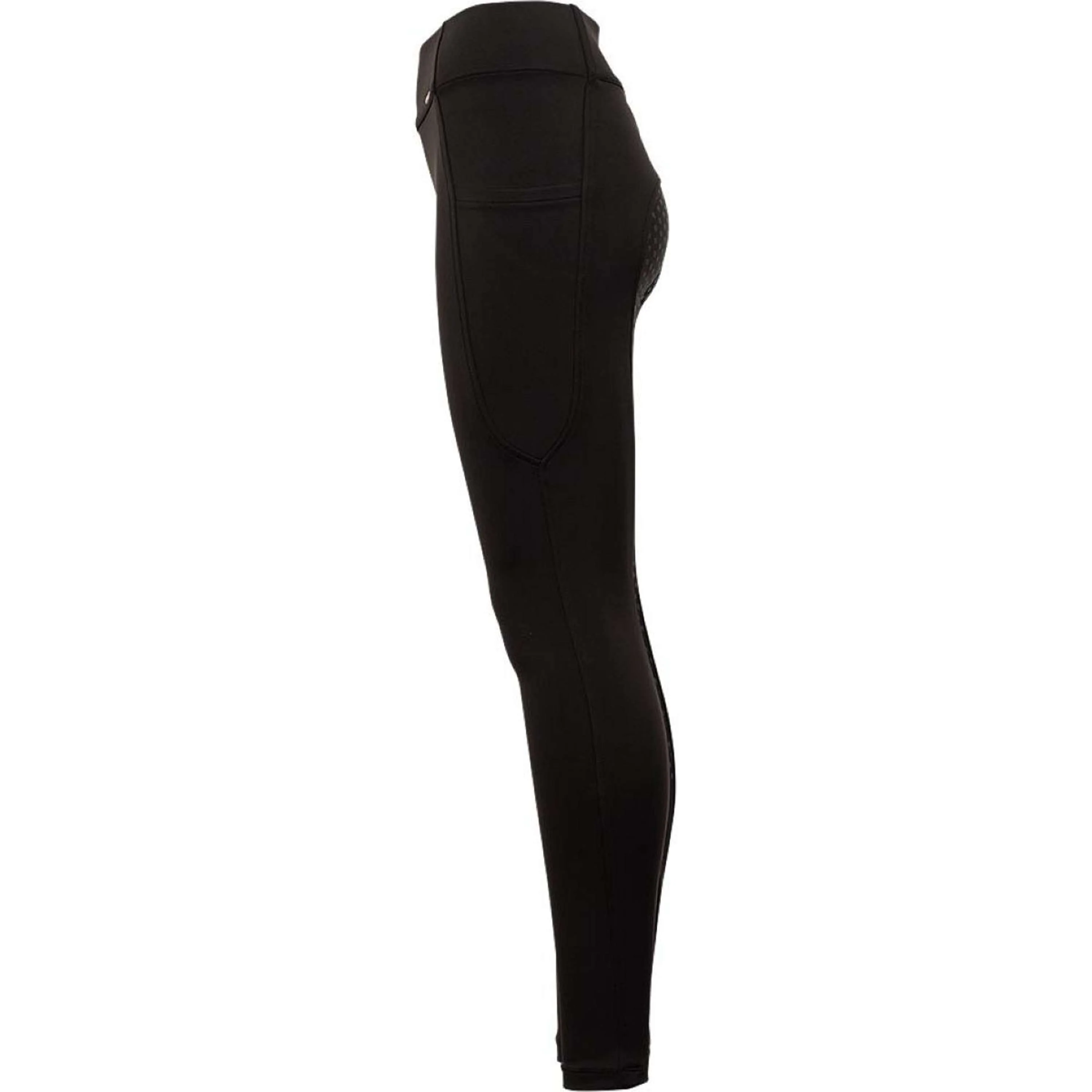 Premiere Reitleggings Bitterroot Silikon Besatz Schwarz - Image 3