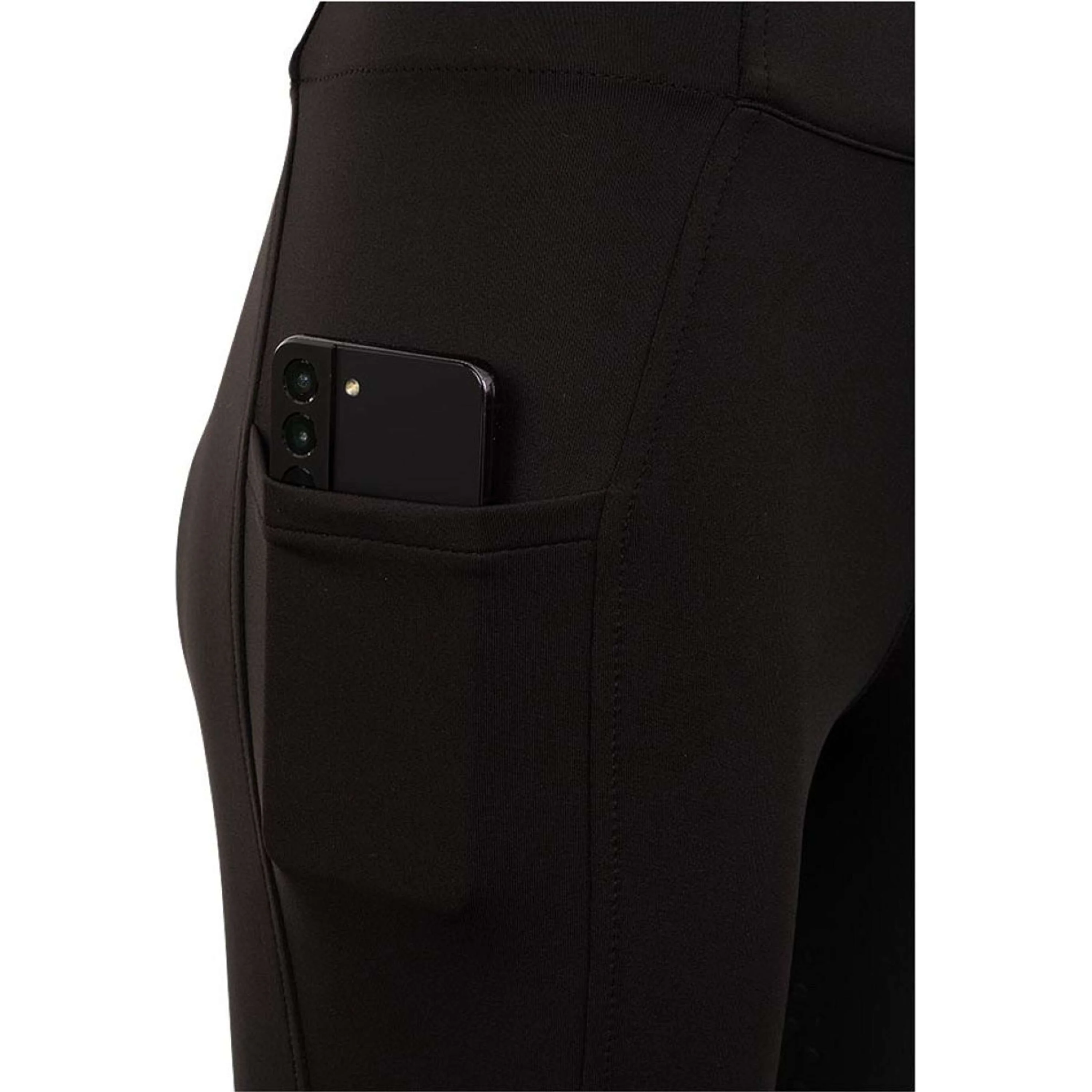 Premiere Reitleggings Bitterroot Silikon Besatz Schwarz - Image 4