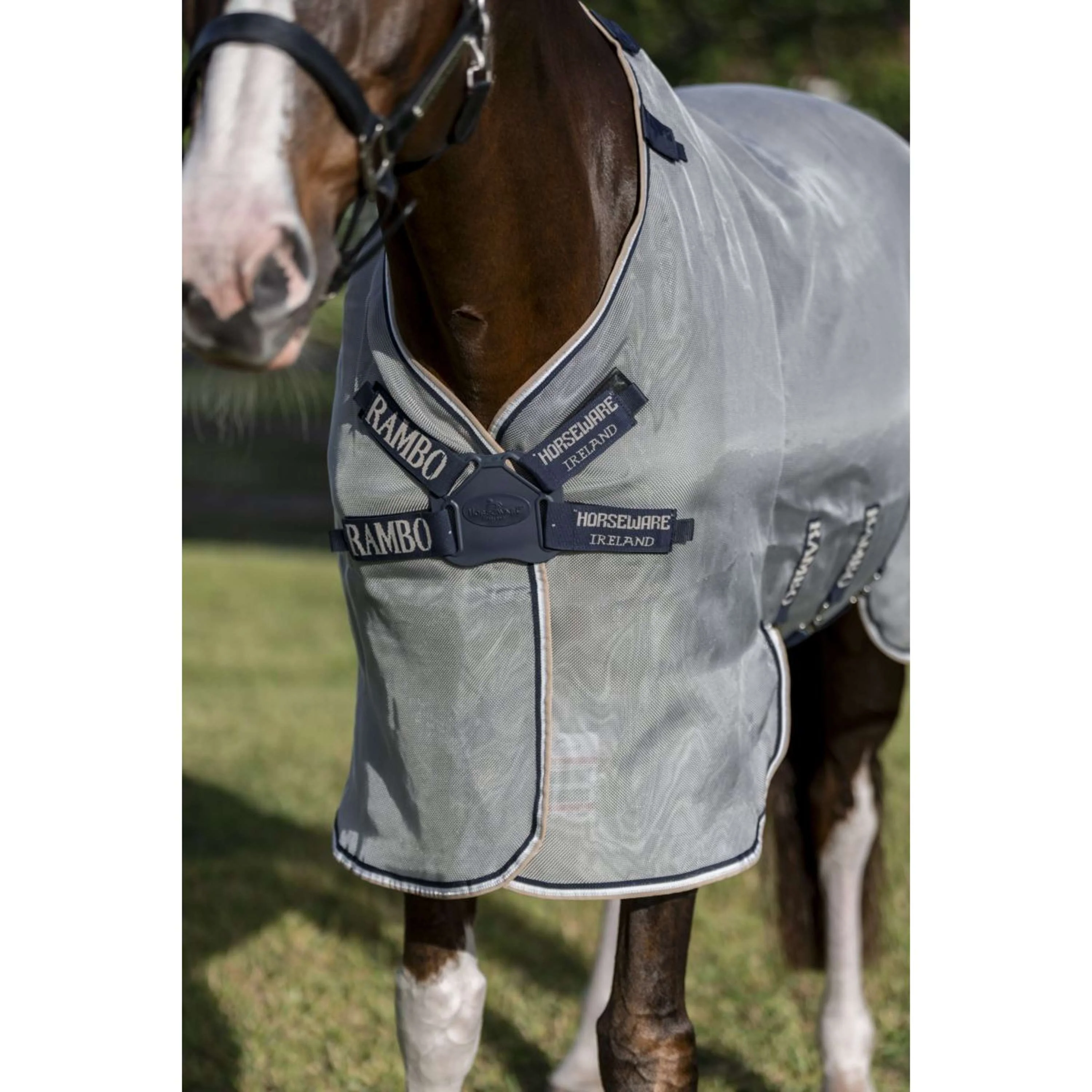 Rambo Protector Fieldsafe Plus Silber/Marineblau/Weiß/Beige - Image 3