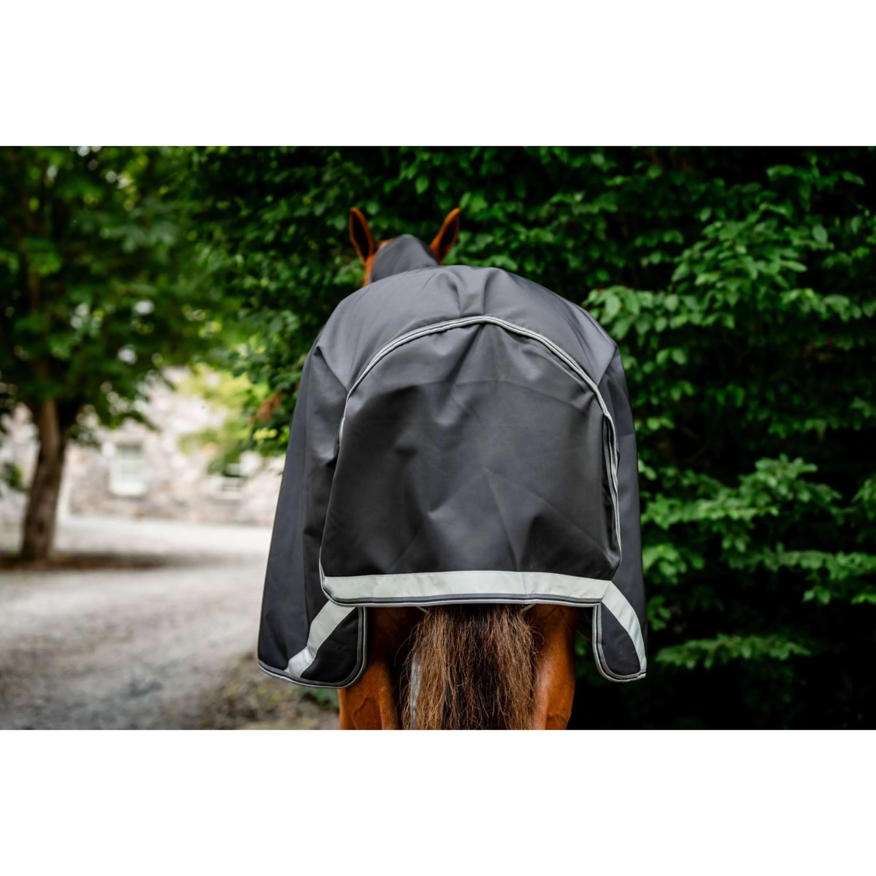 Rambo Turnout 1680D Plus 100g Schwarz/Thunderstorm Grey/Silver - Image 7