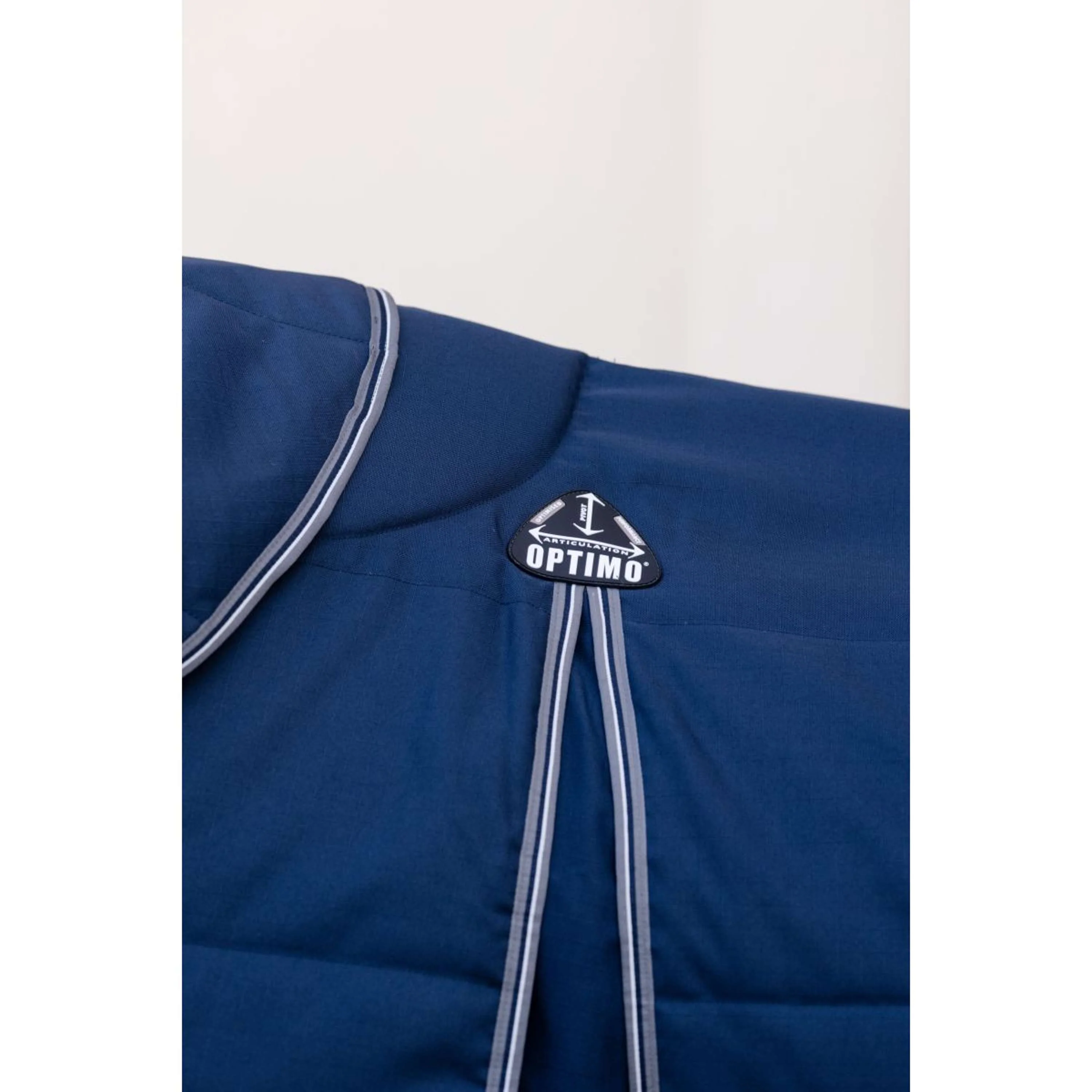 Rambo Optimo Stalldecke Plus 200g Navy/Thunderstorm Grey/Silver - Image 13