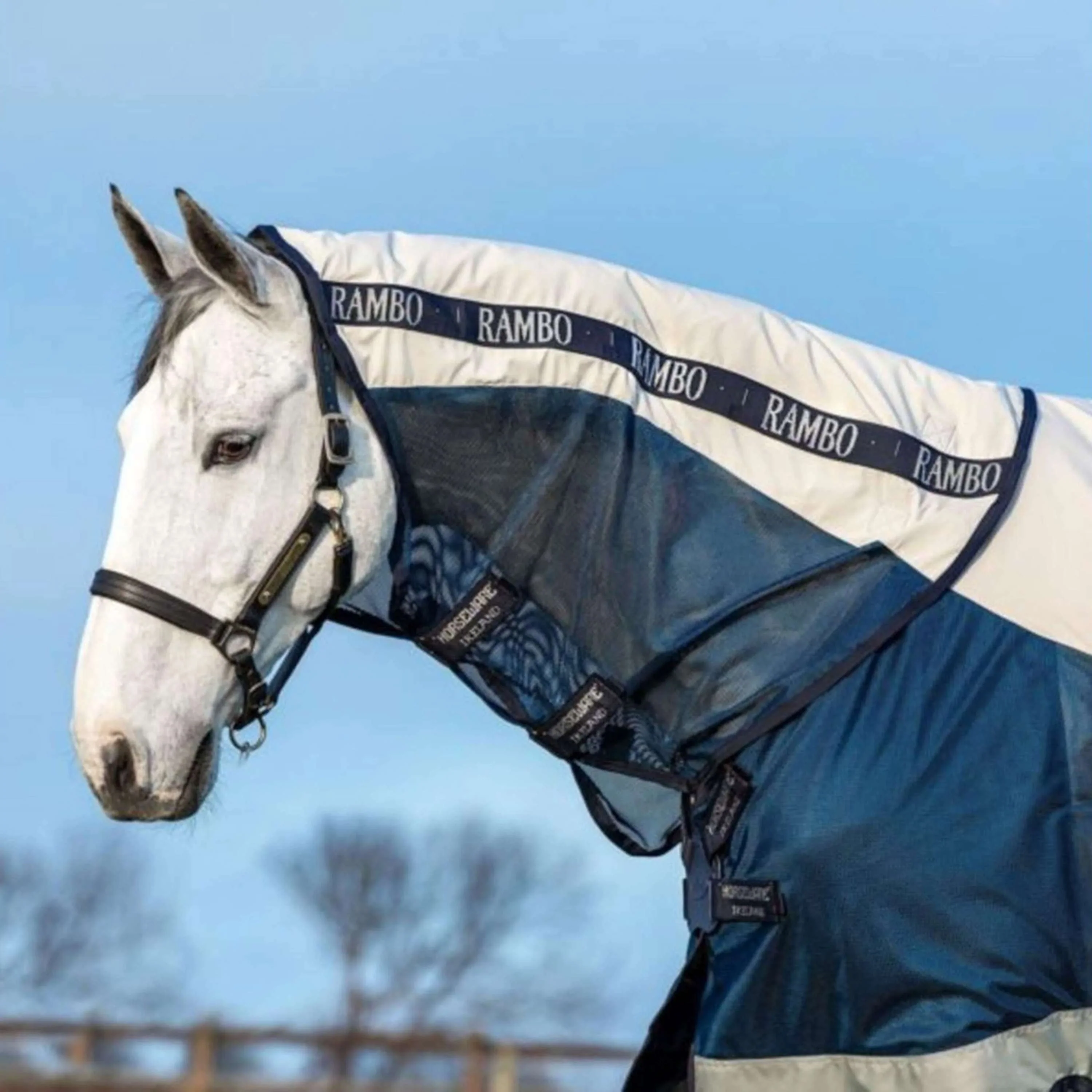 Rambo Summer Series Turnout 0g Navy/Grau - Image 5