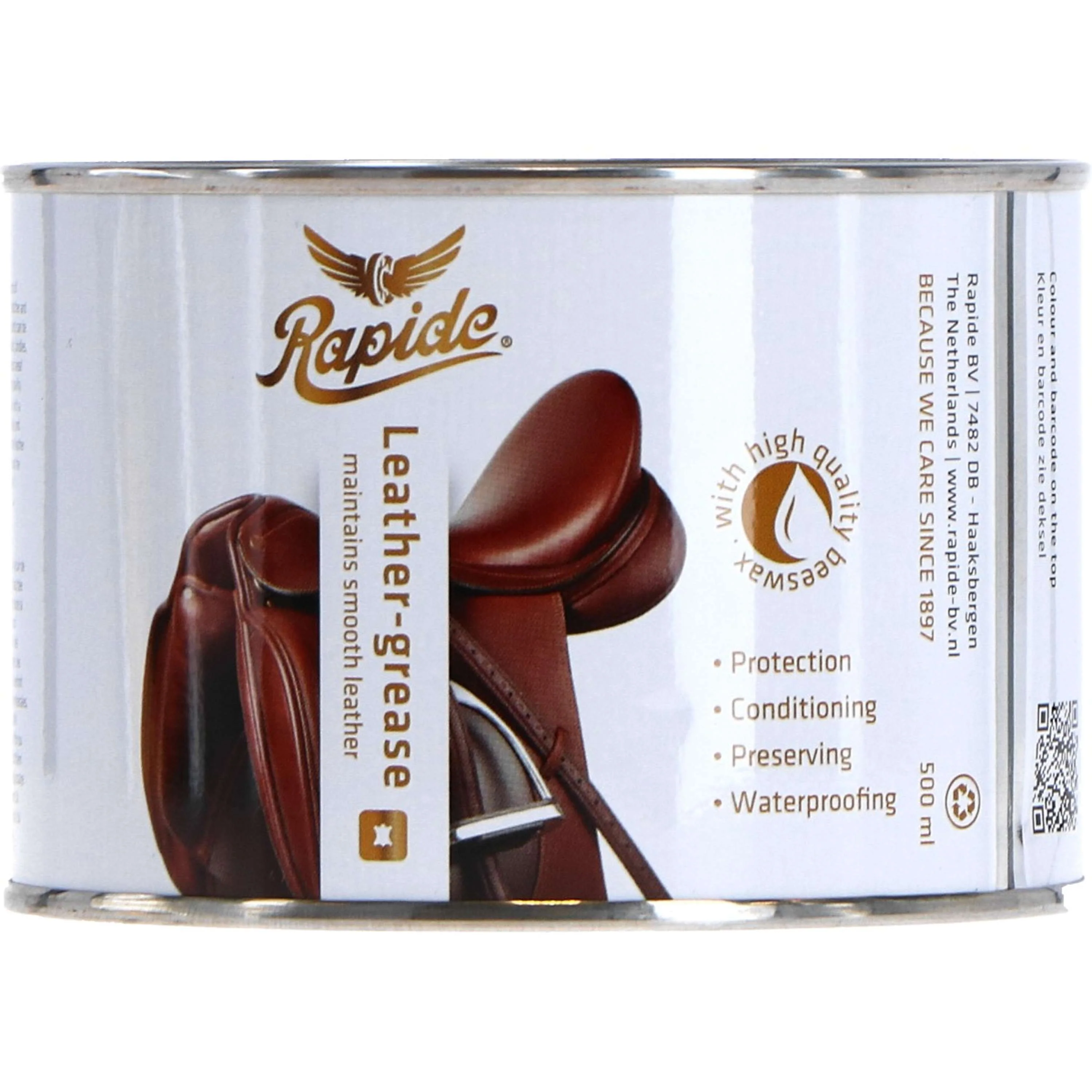 Rapide Lederfett 500ml Schwarz - Image 3