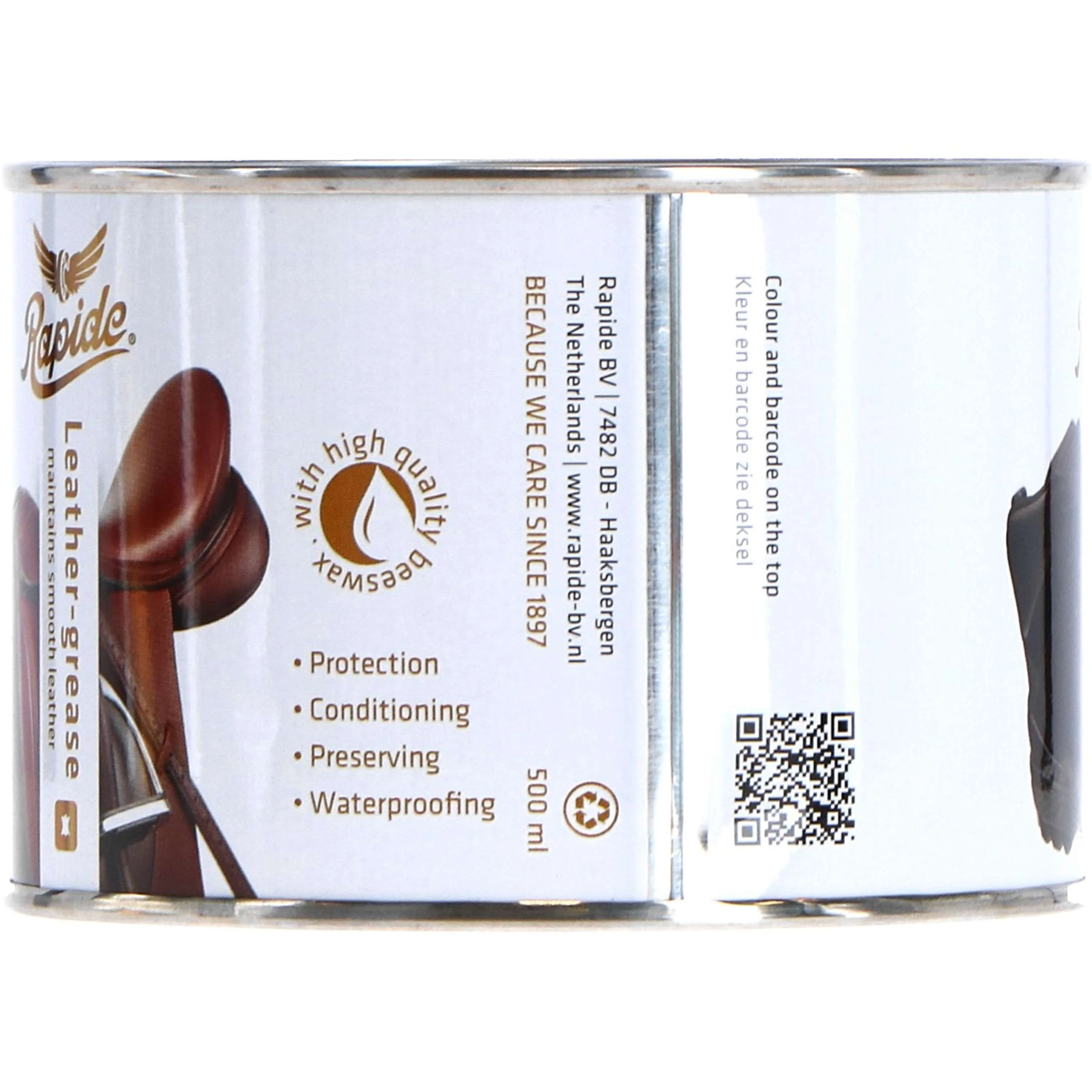 Rapide Lederfett 500ml Schwarz - Image 4