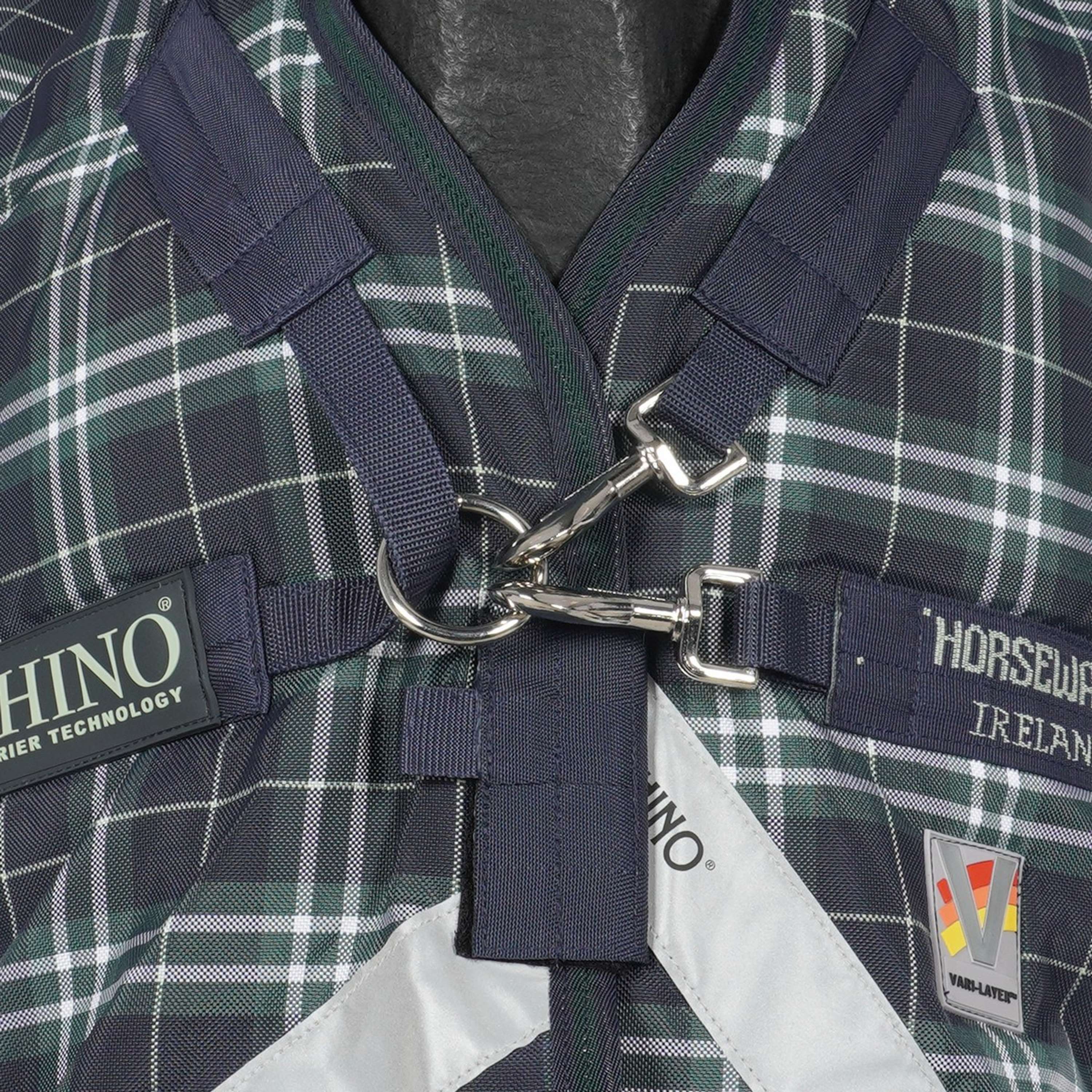 Rhino Wug Turnout Medium Varilayer 250g Hunter Check - Image 5