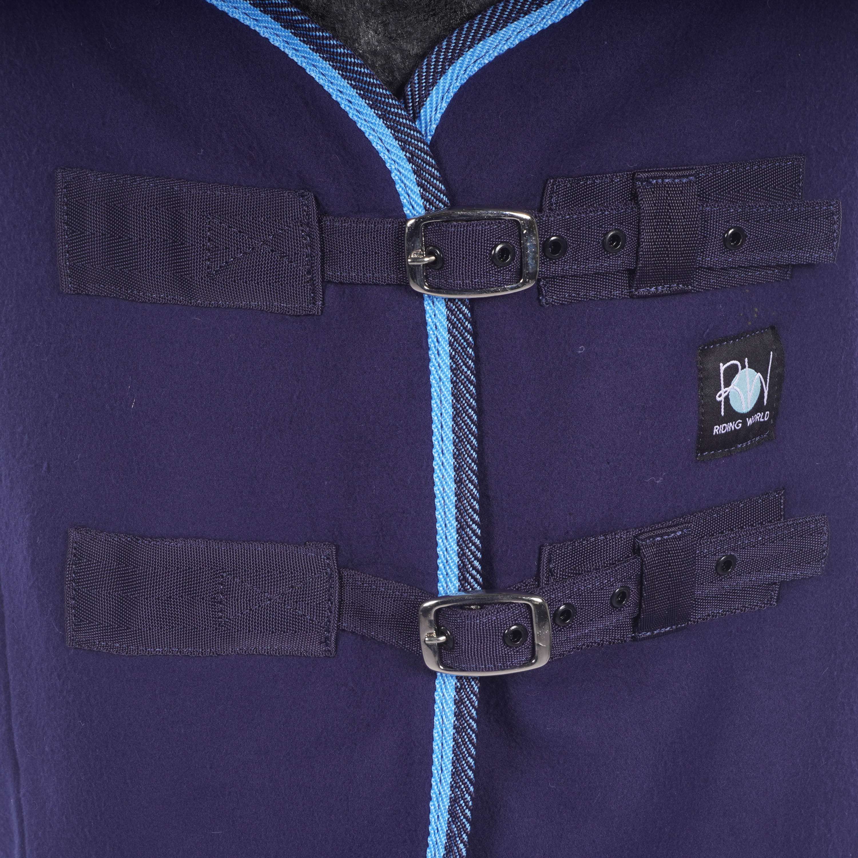 Riding World Fleecedecke Polar Fleece mit Kreuzgurte - Image 2