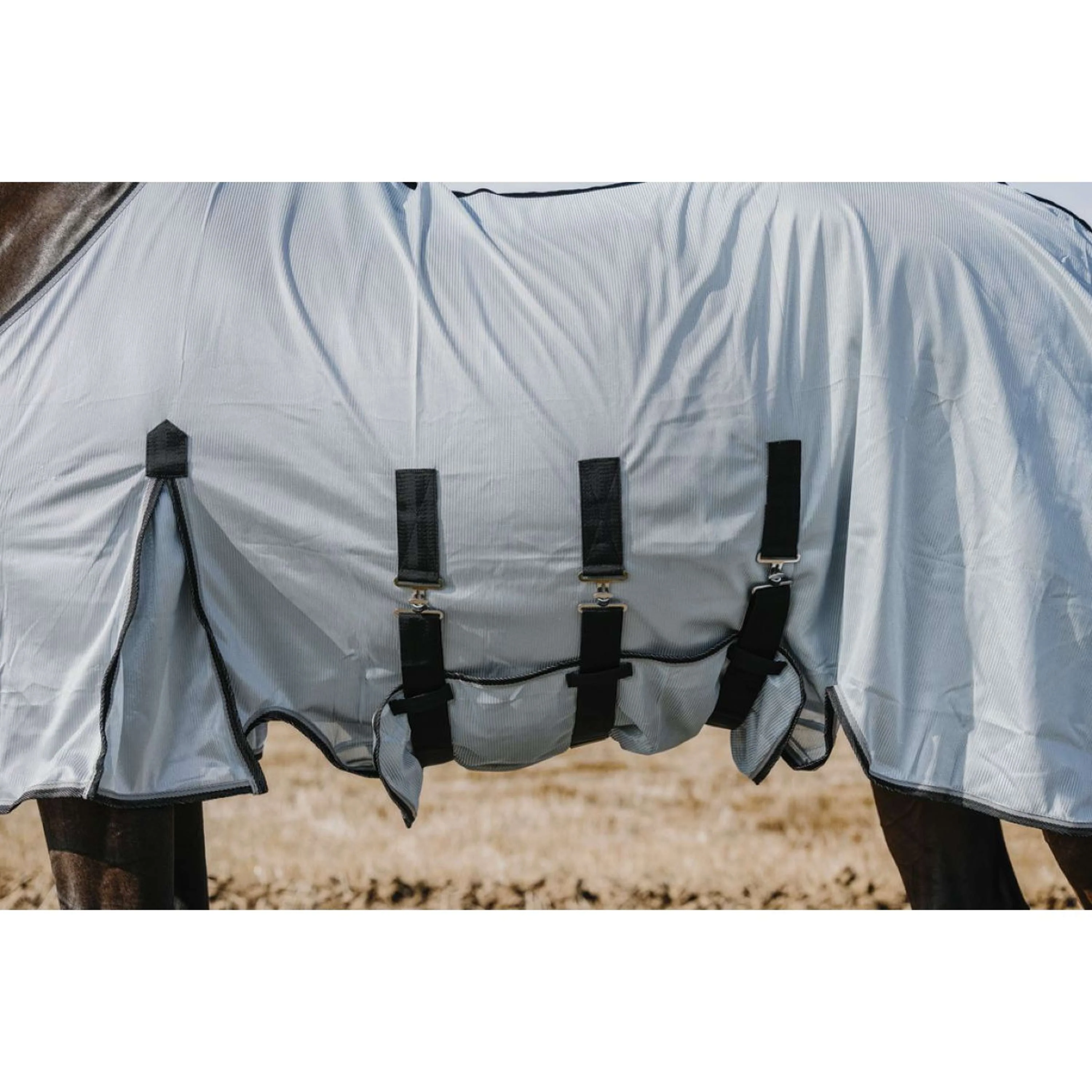 Riding World Fliegendecke Belly Mesh Grau - Image 3