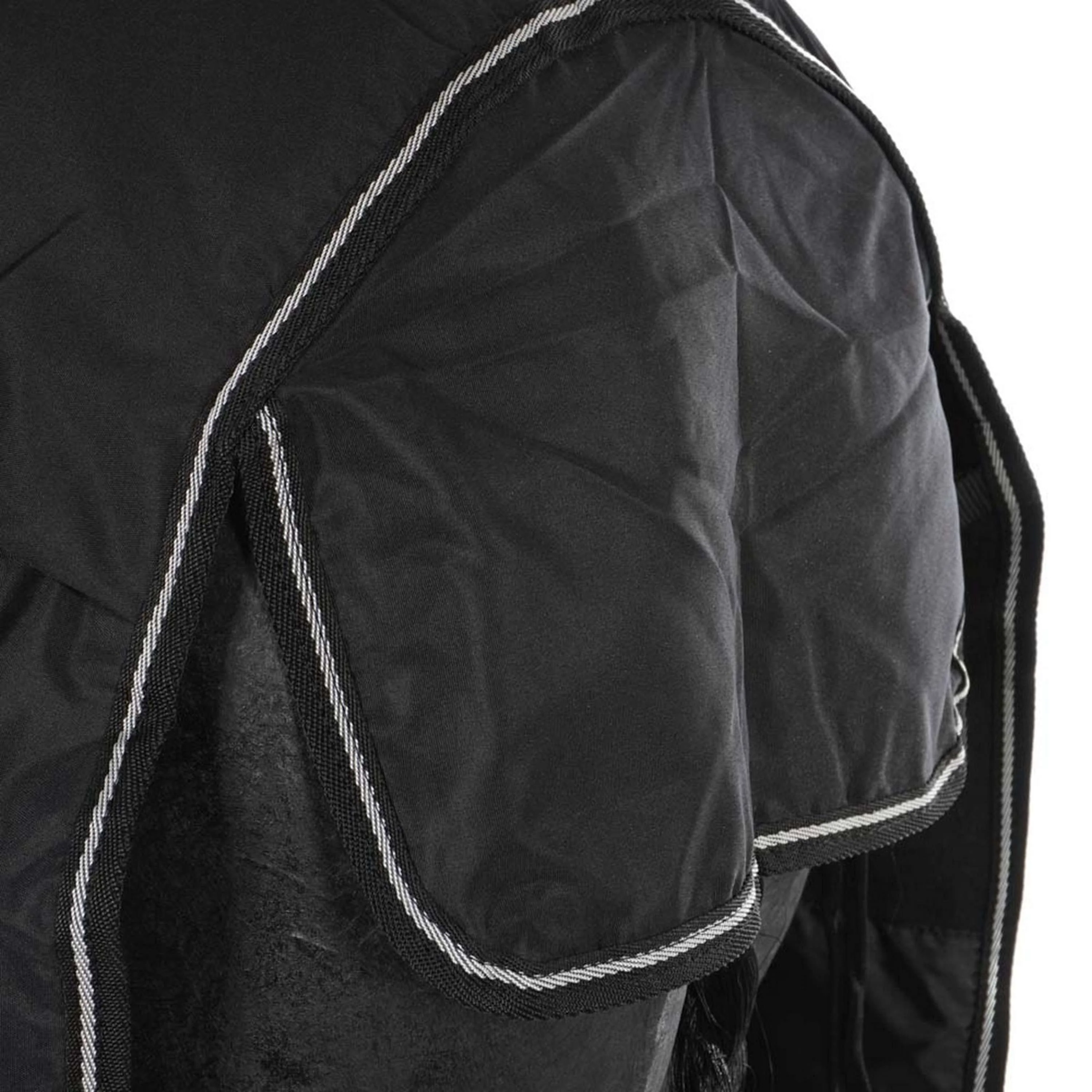 Riding World Regendecke Oxford 300D Fleece Fütterung 0g Schwarz - Image 9