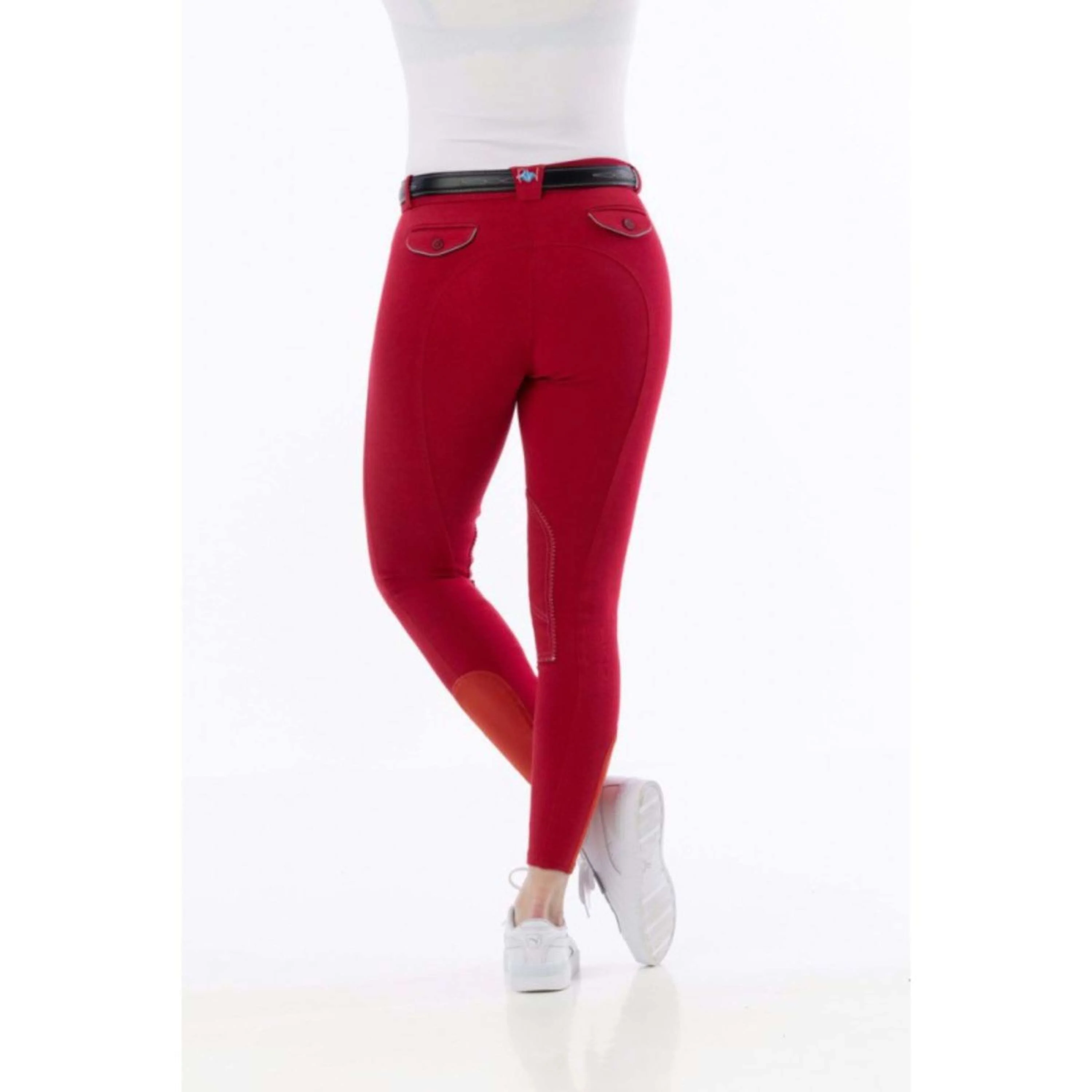Riding World Reithose Alexandrie Damen Rot - Image 3