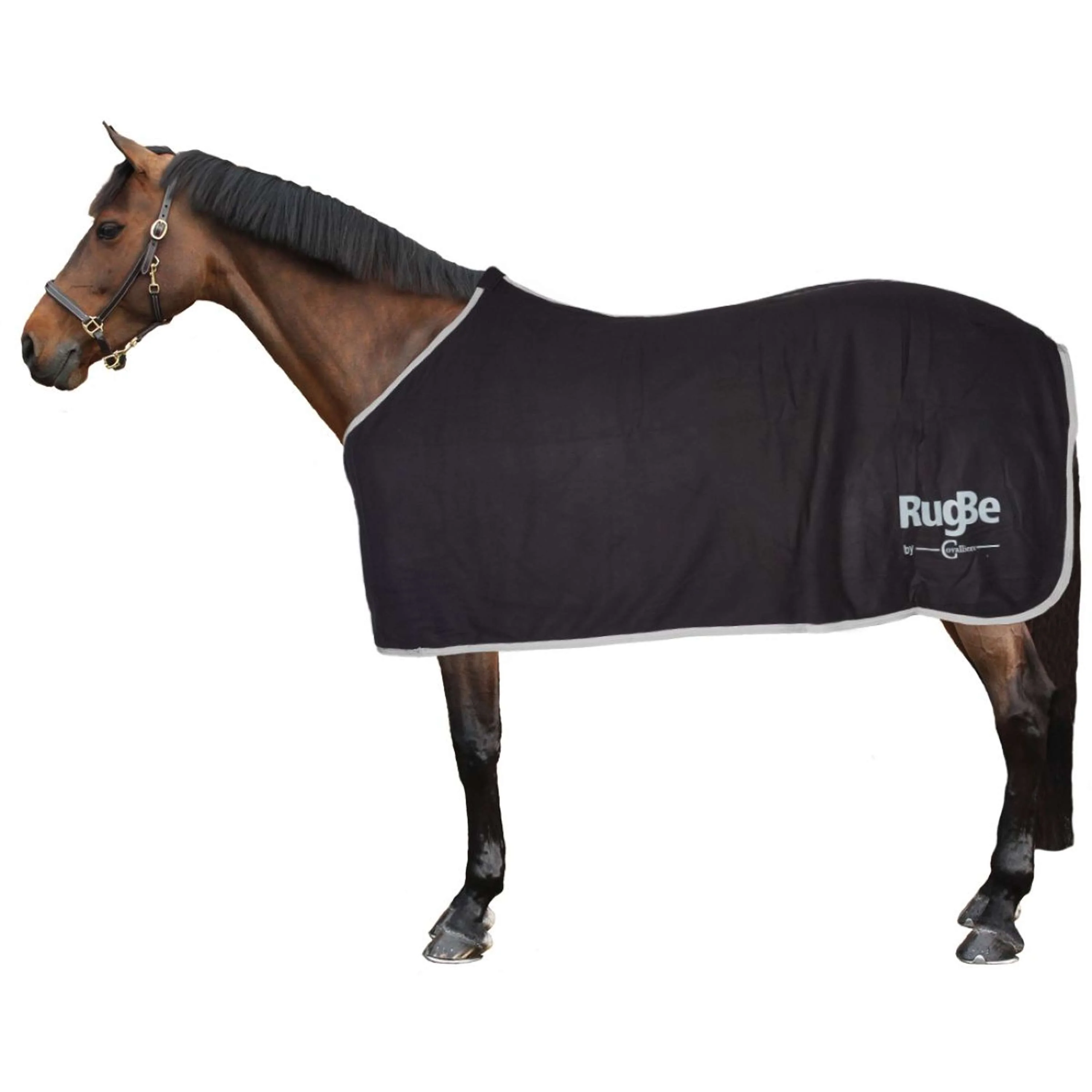 RugBe by Covalliero Fleecedecke Economic Schwarz - Image 3