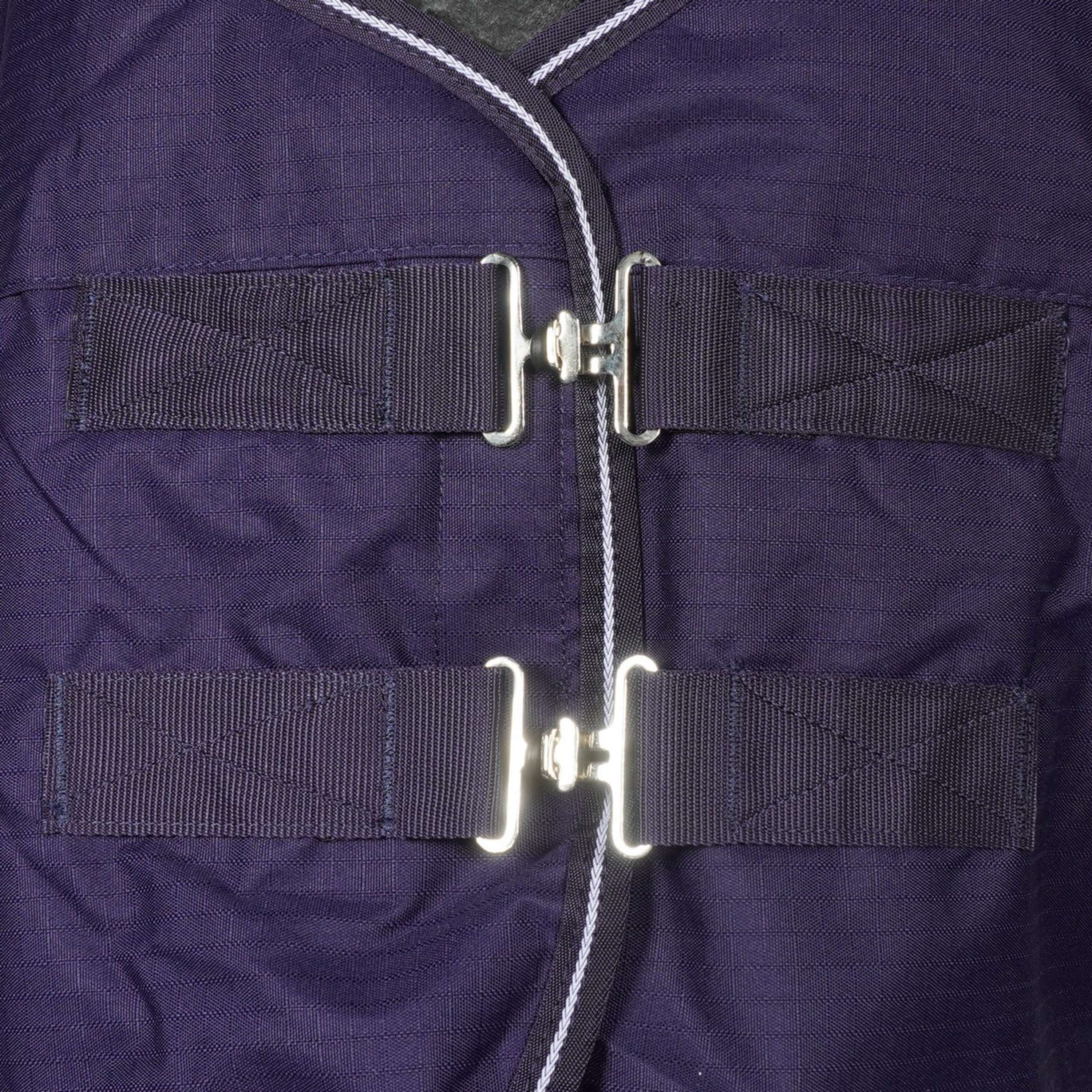 Saxon Decke Defiant 600D Combo Neck Heavy 300g Navy/Weiß - Image 2