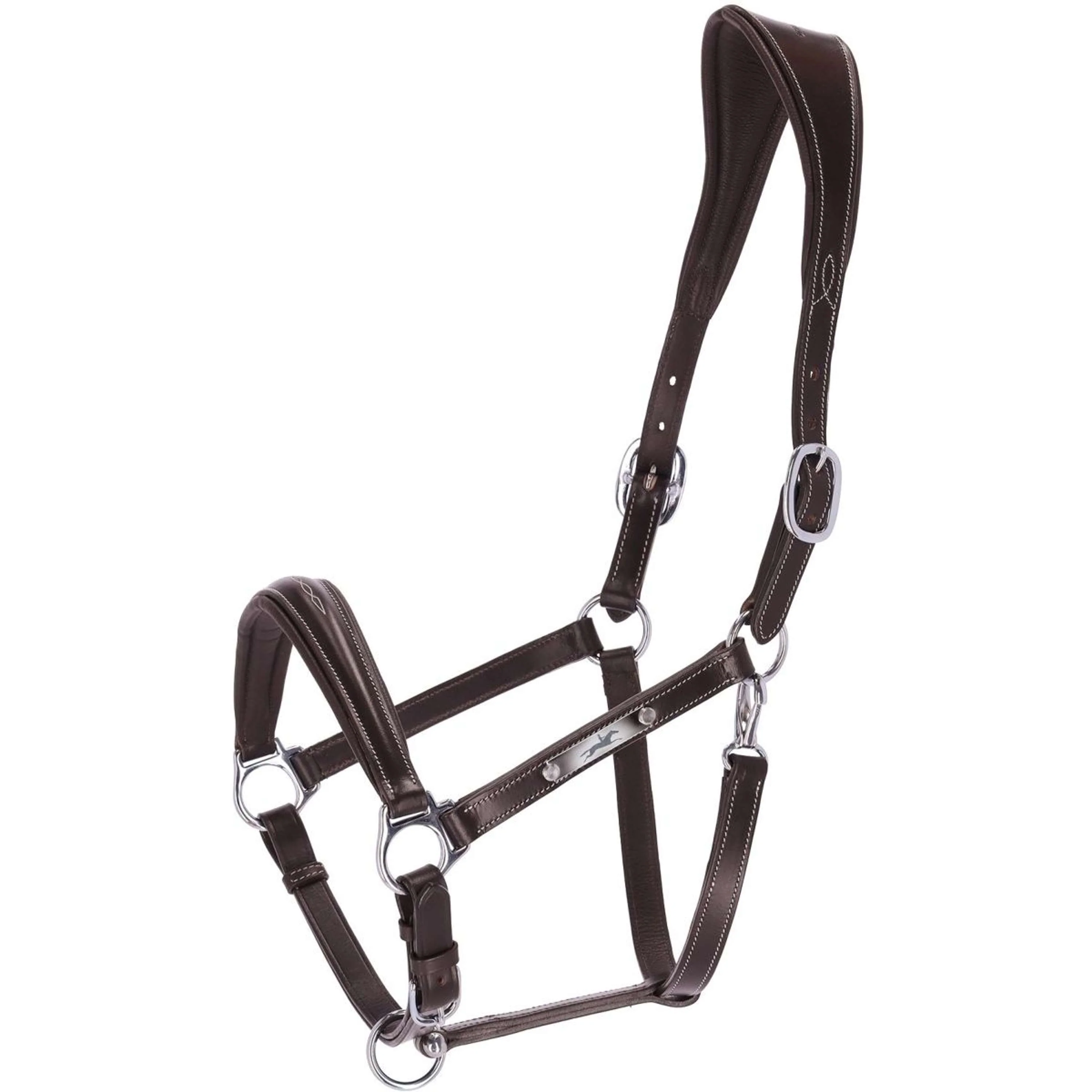 Schockemöhle Halfter Frisco F Dunkelbraun/Creme/Silber