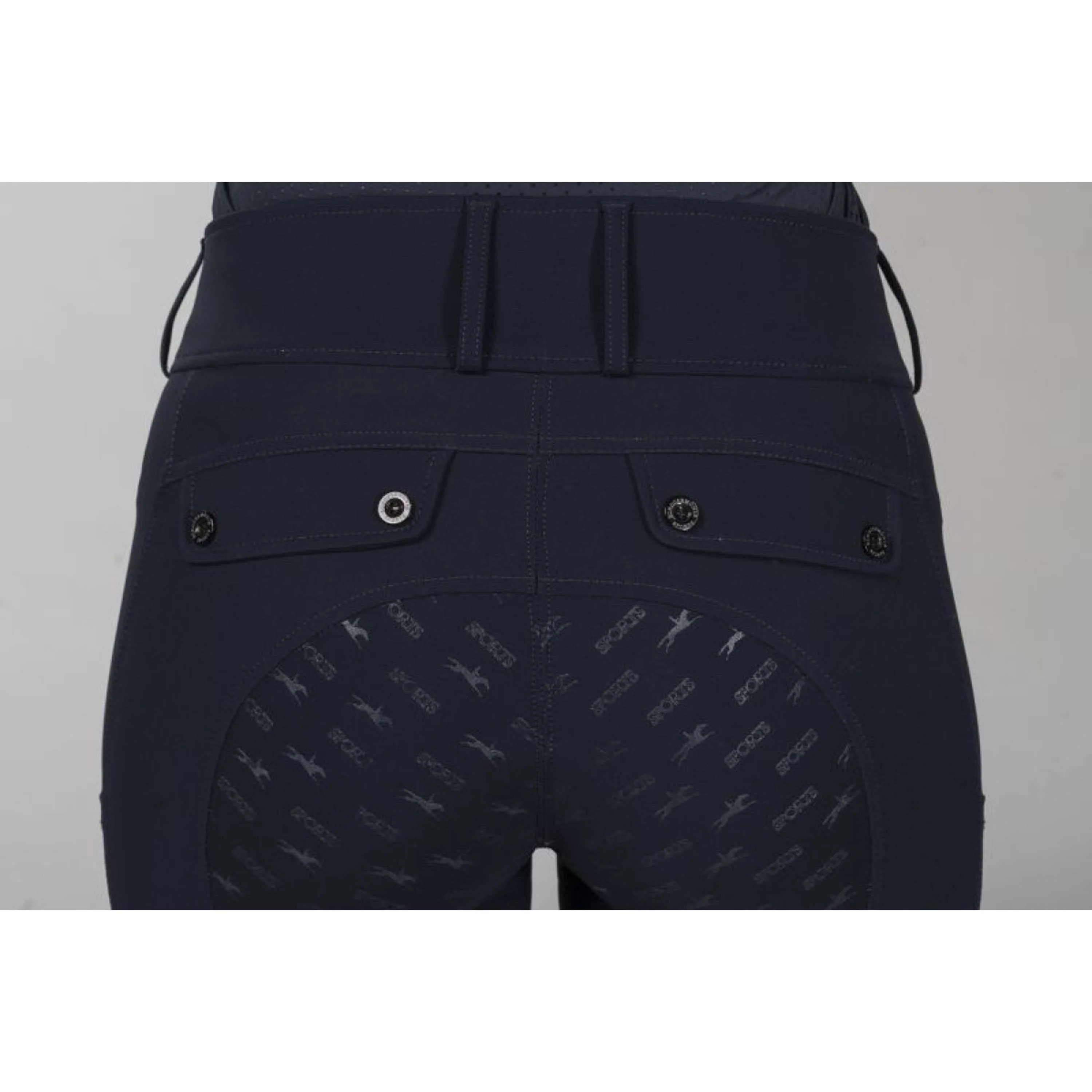 Schockemöhle Reithose SPCarola Full Grip Dunkelblau - Image 4