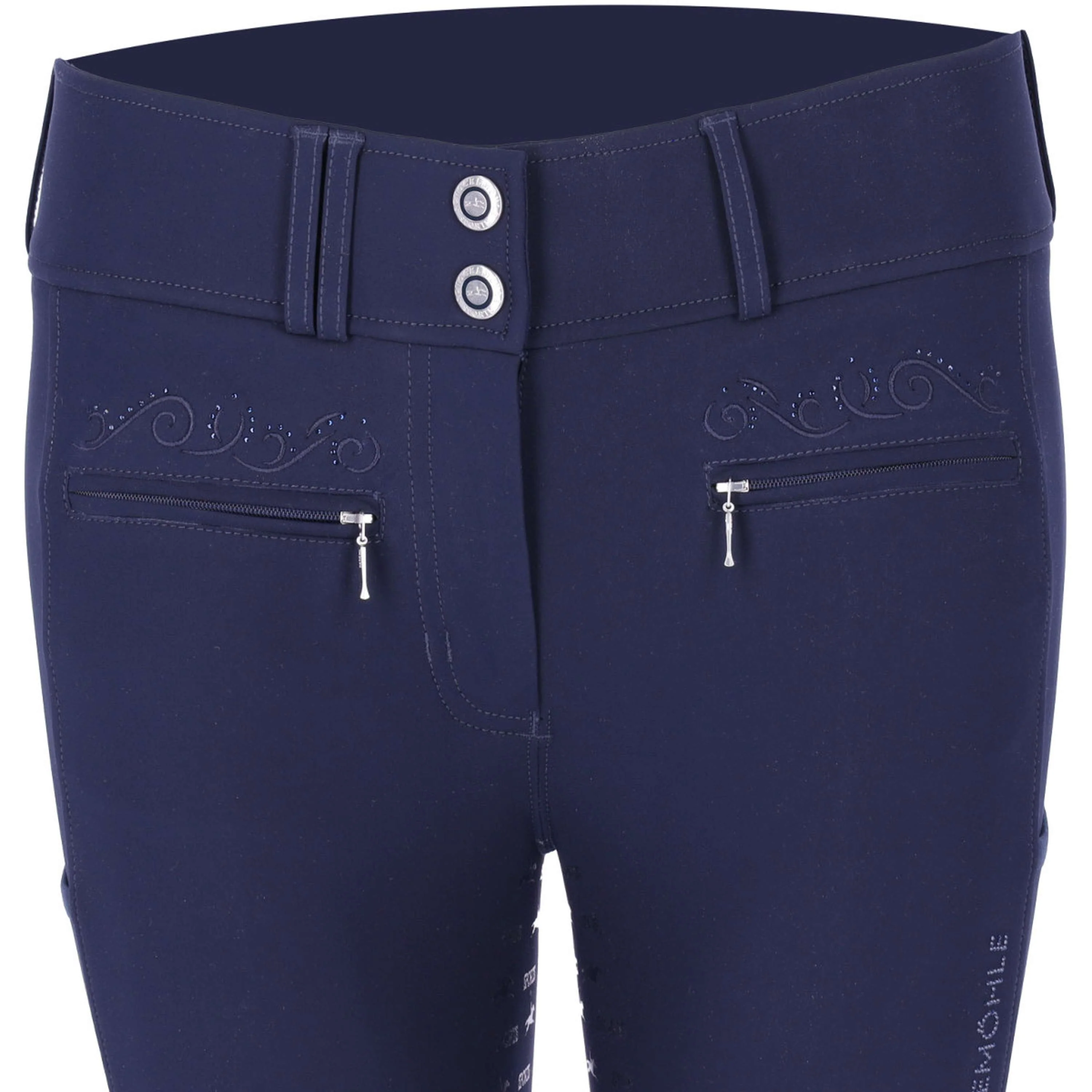 Schockemöhle Reithose SPTulip Style Full Grip Dark Navy - Image 6