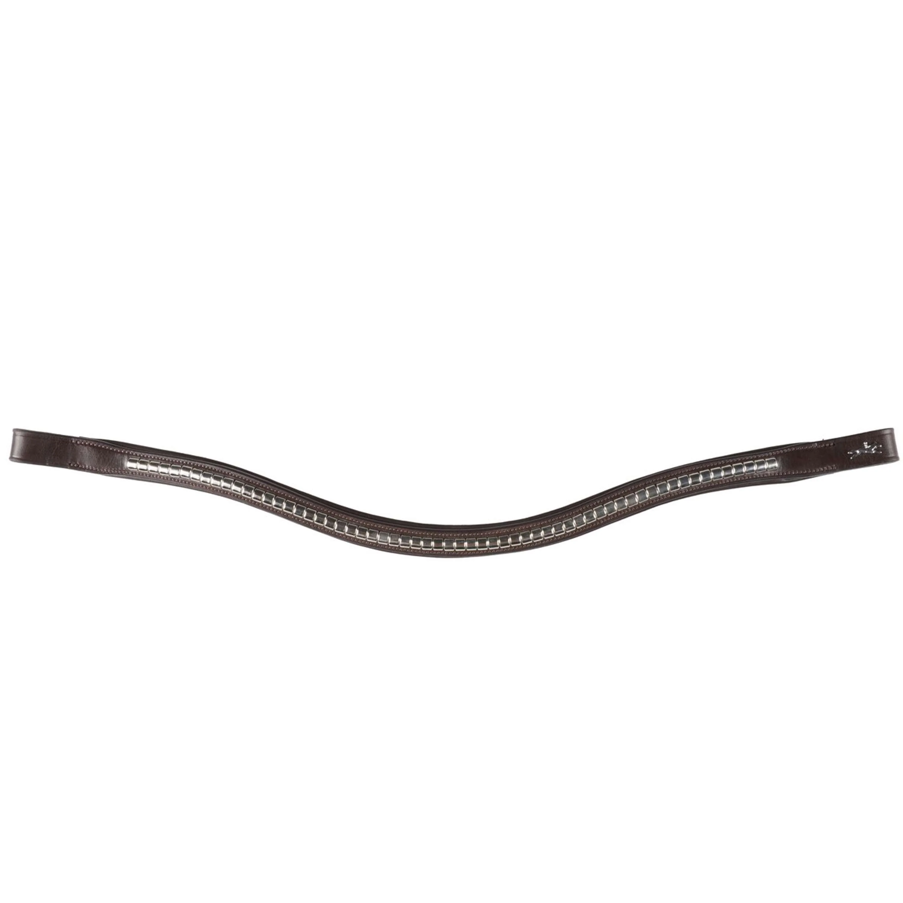 Schockemöhle Stirnriemen Clincher Select Wave Espresso/Silber