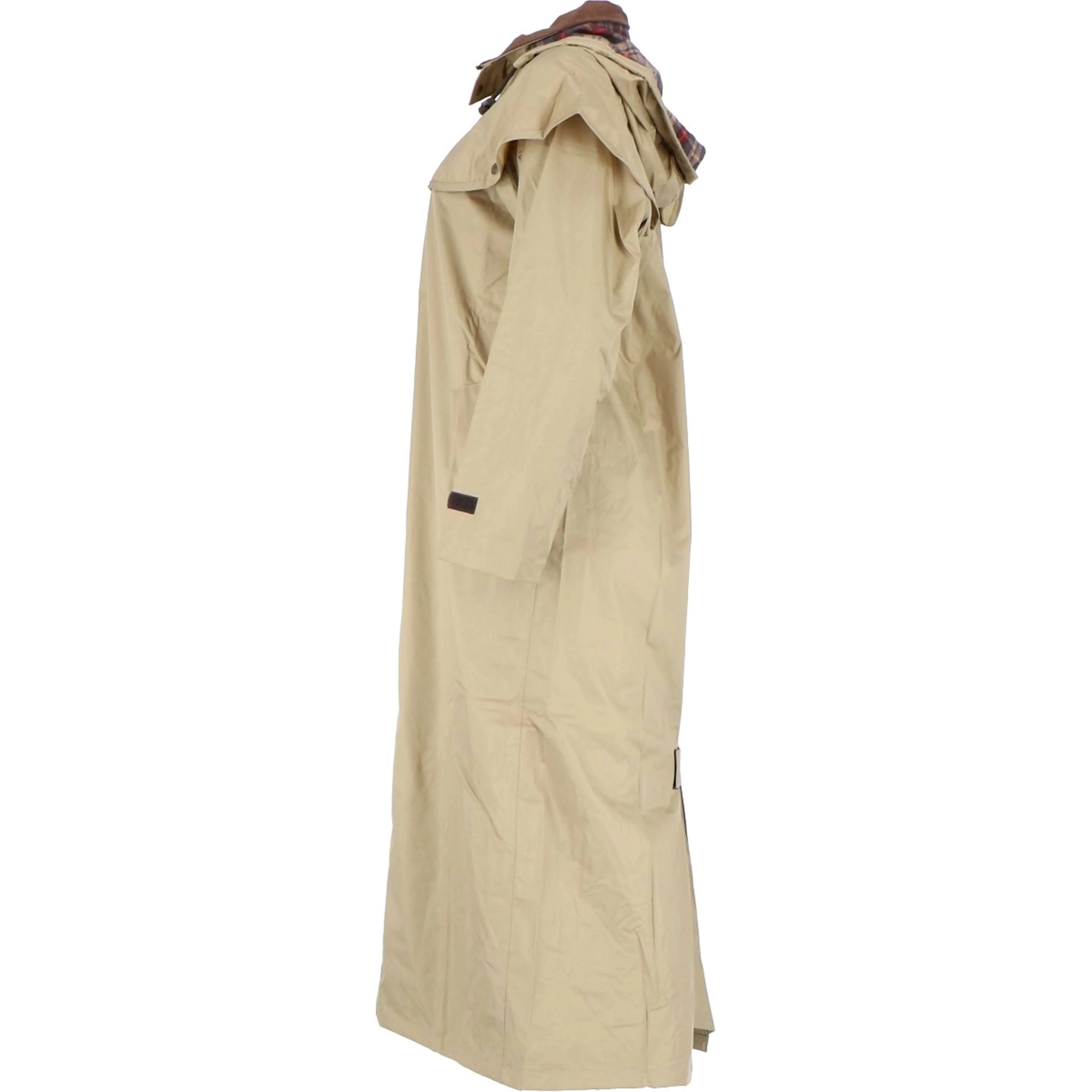 Scippis Black Roo Stockman Coat Beige - Image 3