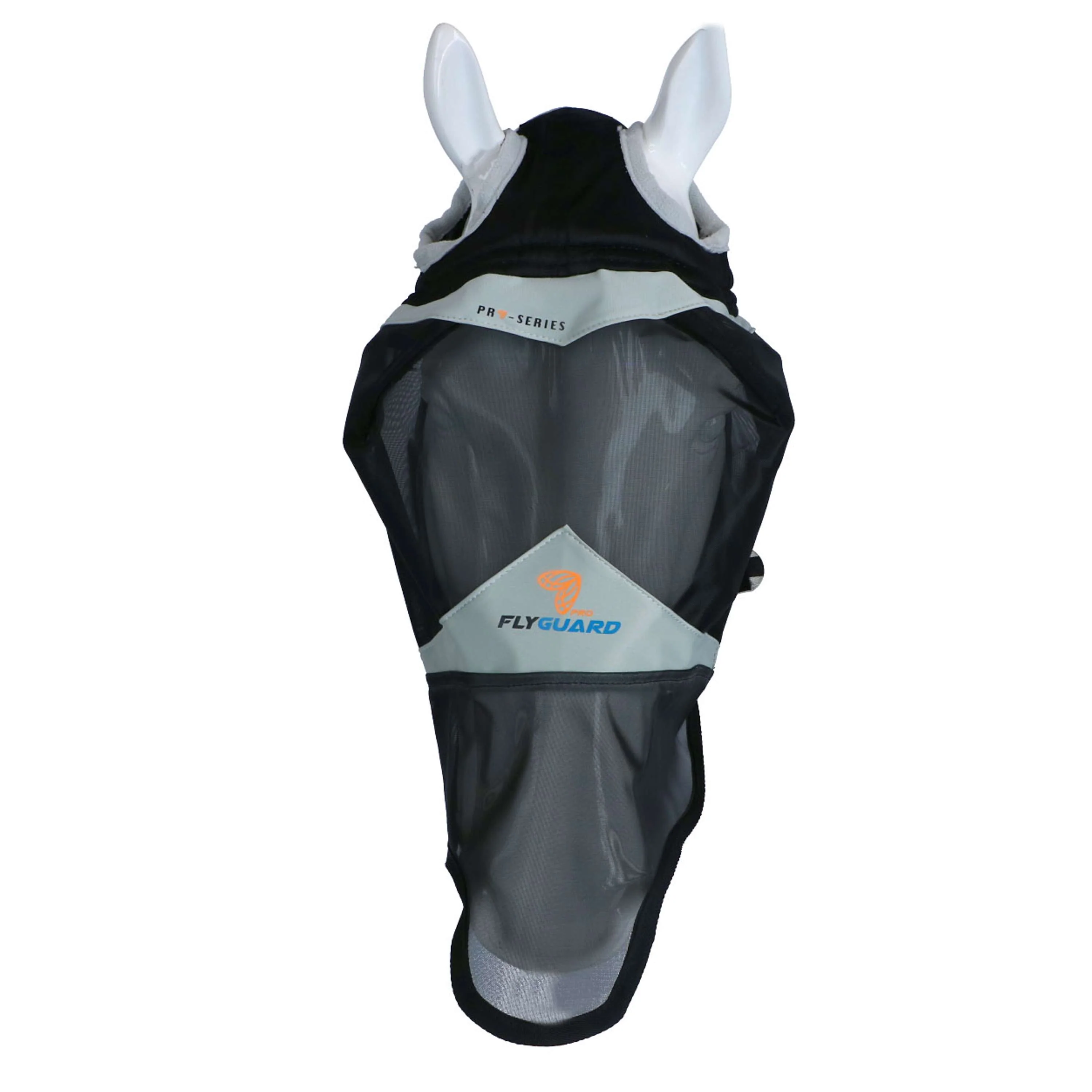 Shires Fliegenmaske mit Nase und Ohne Ohren Schwarz - Image 4